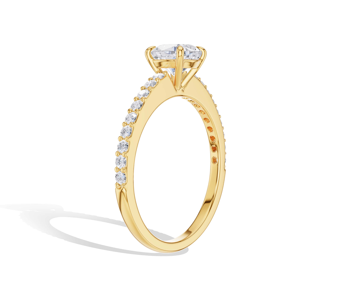 cushion cut diamond engagement rings