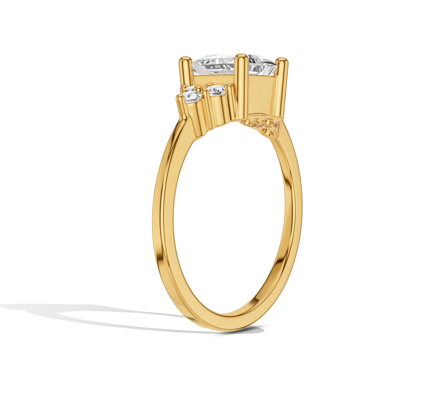 nature inspired diamond rings