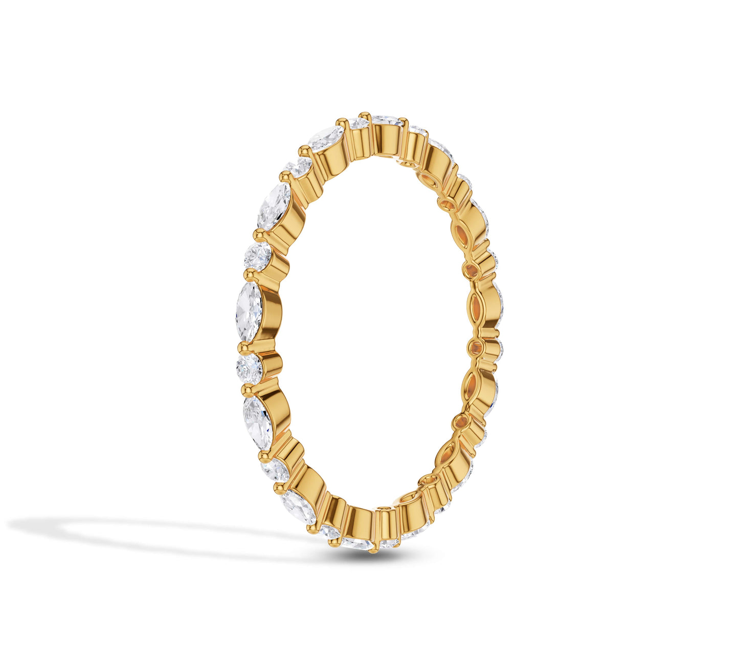 yellow gold marquise ring