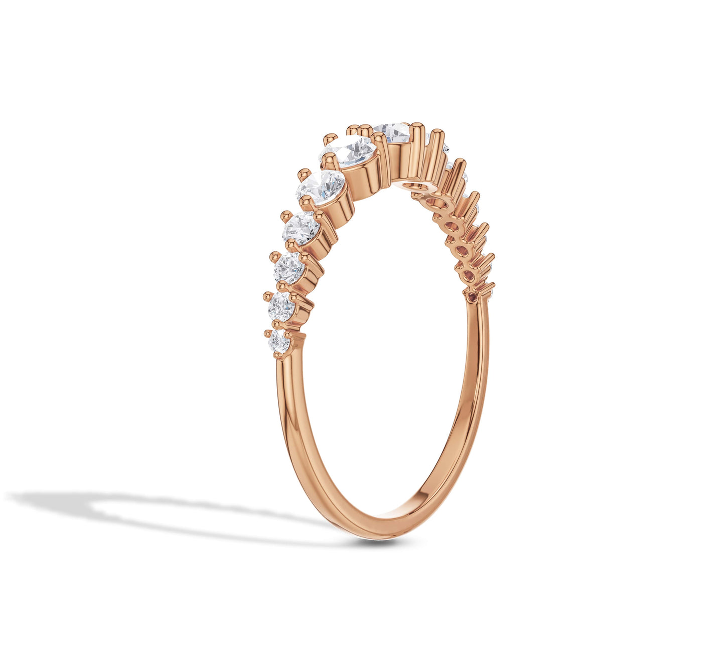 Graduated Diamond Ring