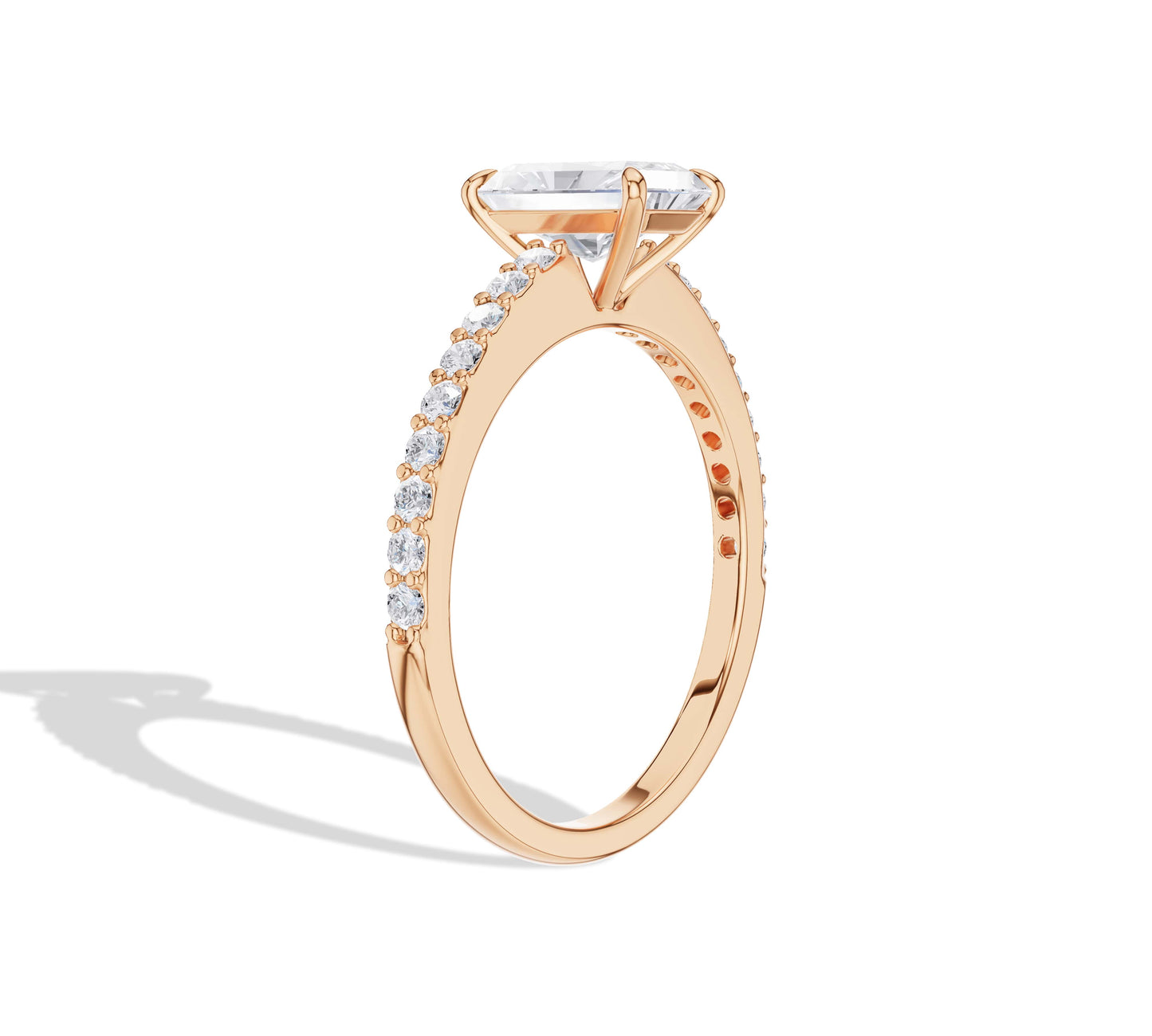 2 carat radiant cut diamond ring