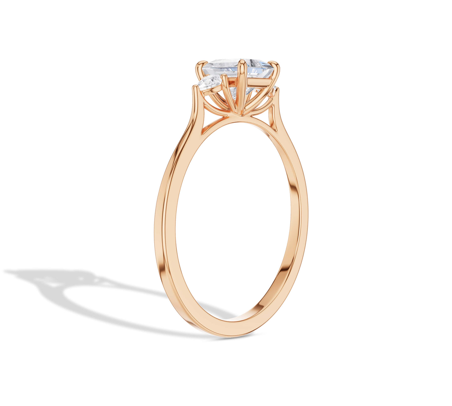 two carat diamond ring princess cut