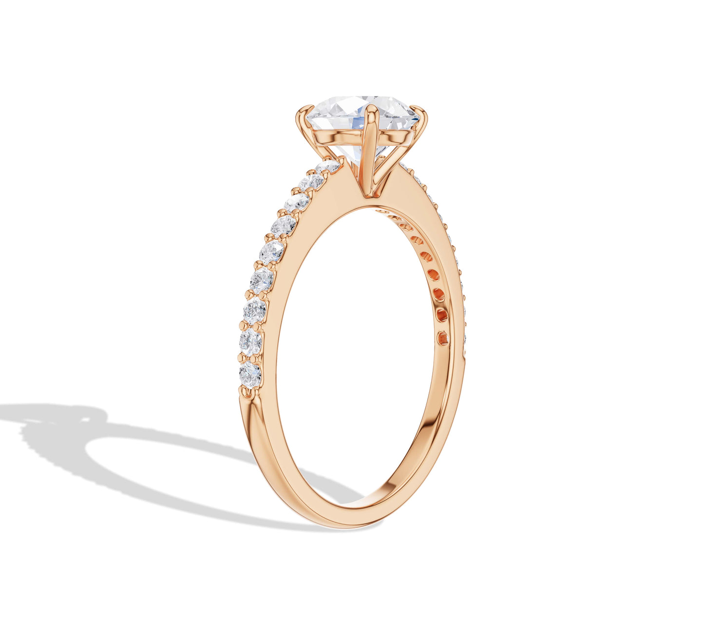 engagement ring bands rose gold