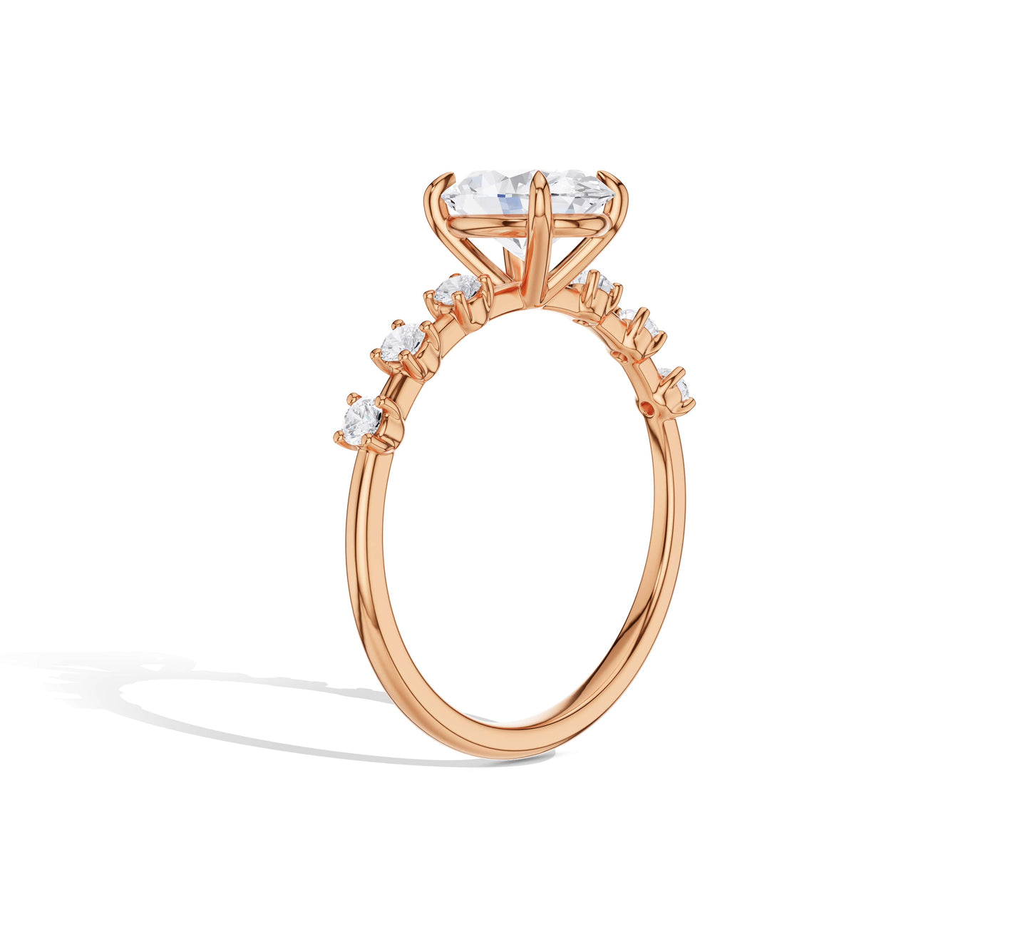 oval shaped engagement ring