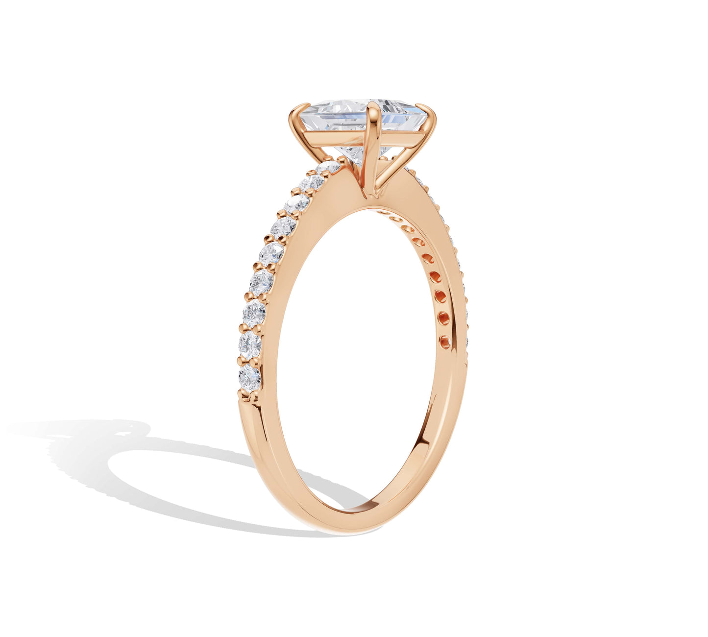 2 carat princess cut diamond ring