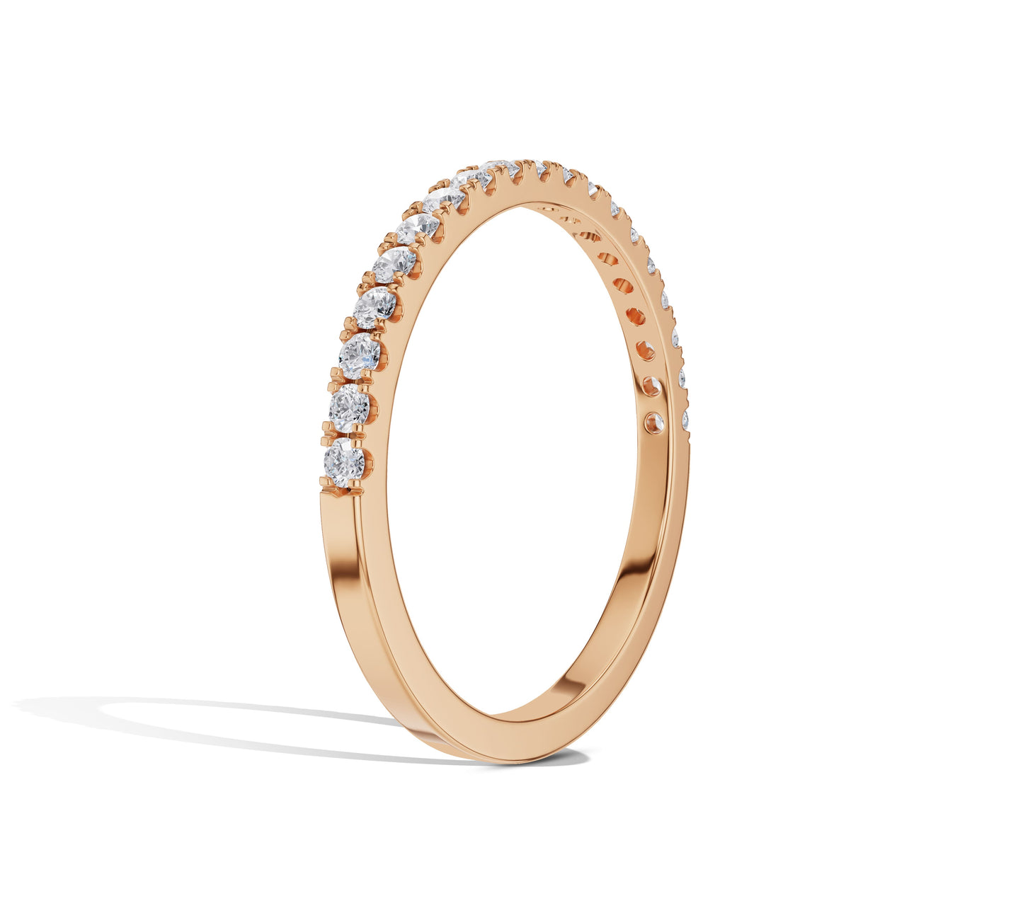 round diamond wedding ring