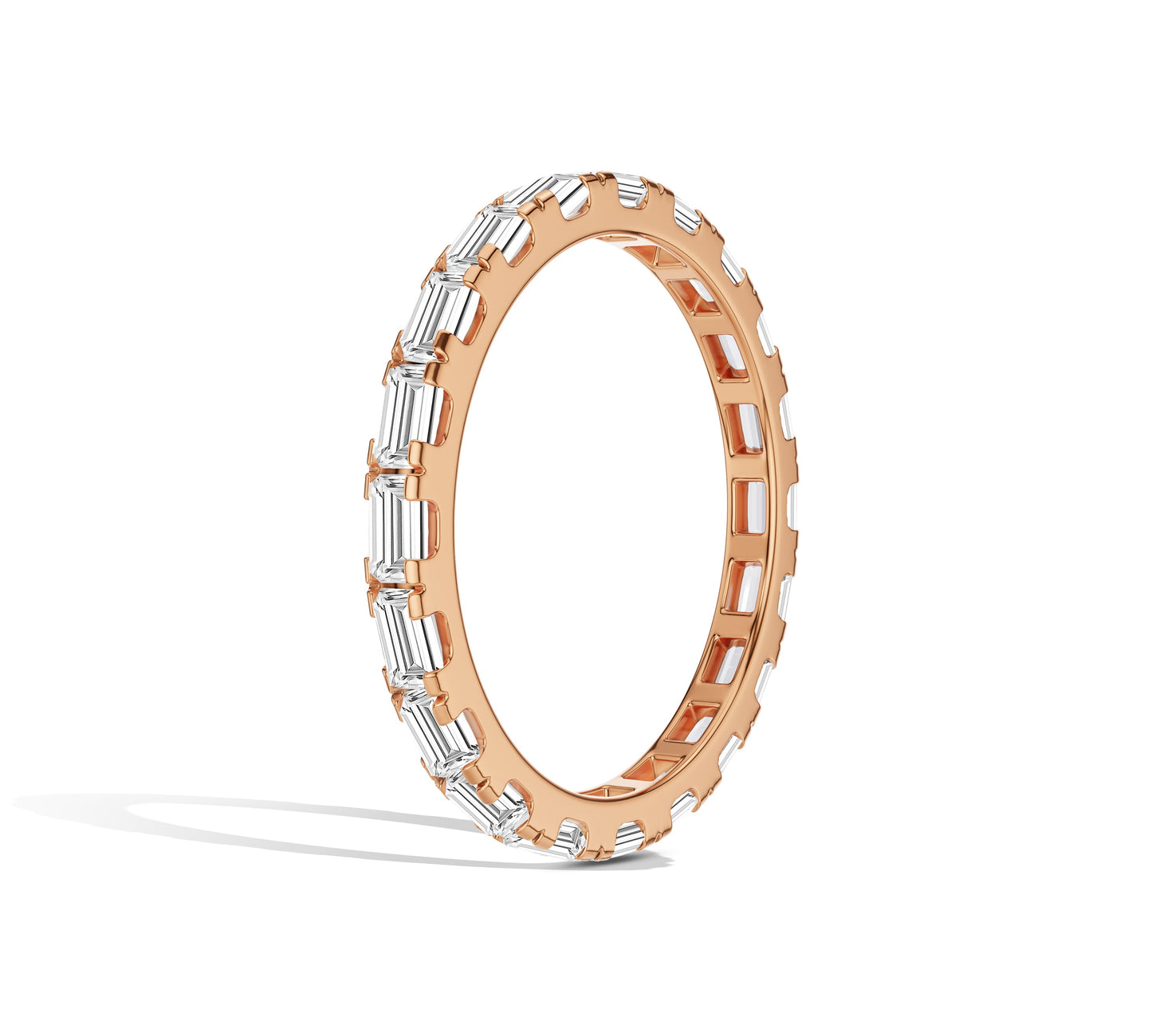 baguette diamond eternity band