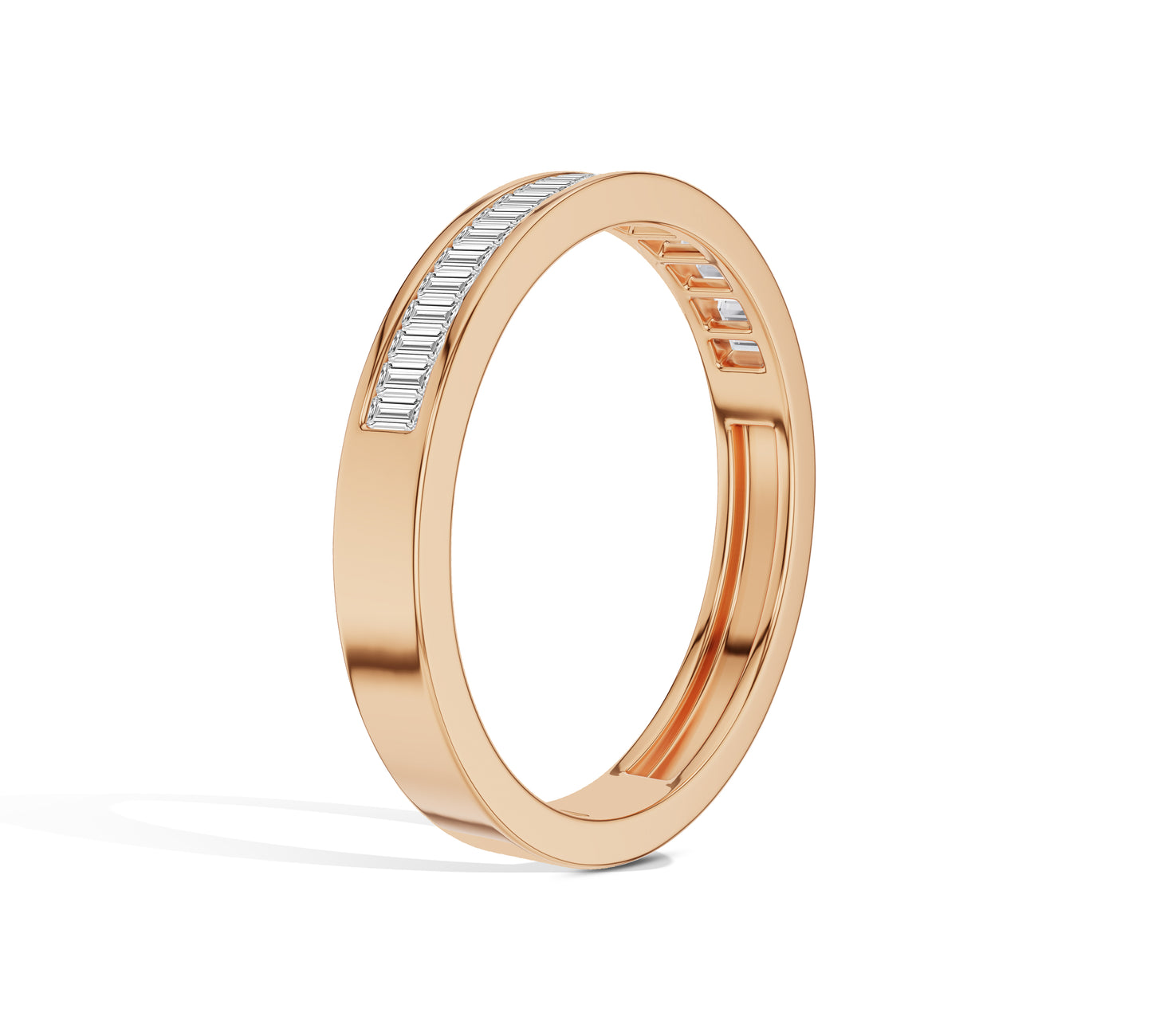 Channel set Baguette Band