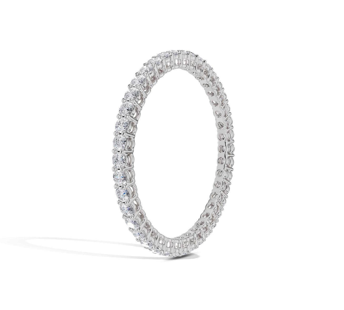 Pave set diamond ring in gold