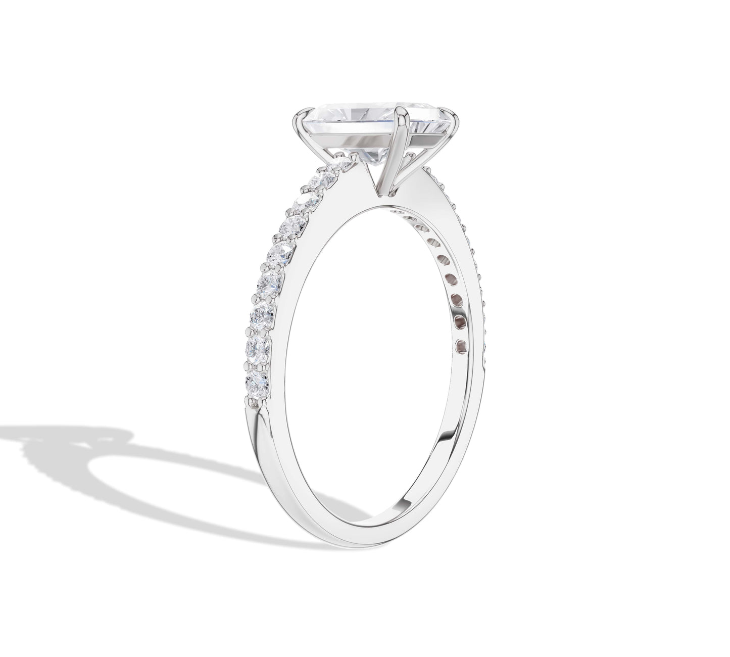 radiant cut diamond ring