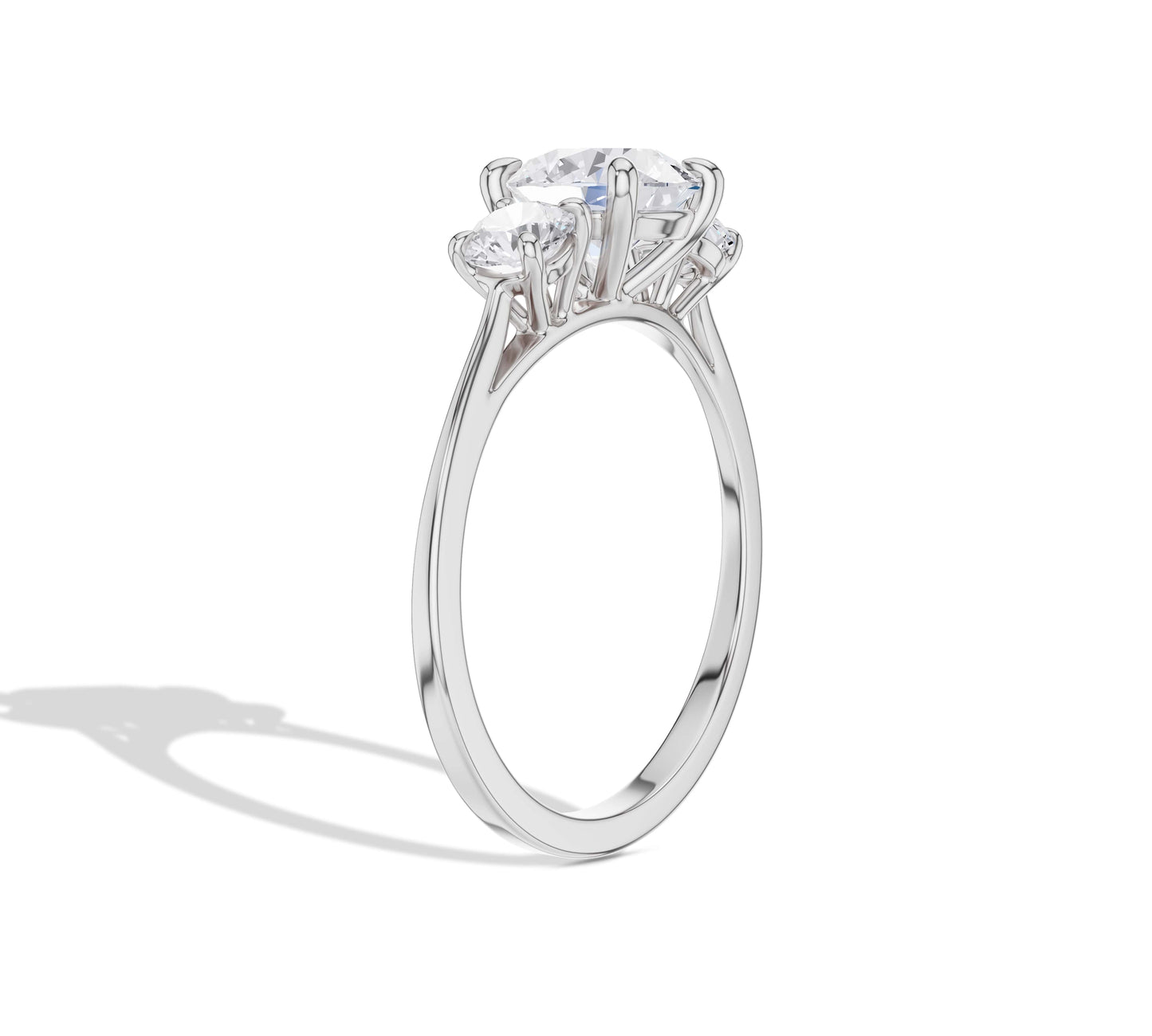 engagement rings round brilliant