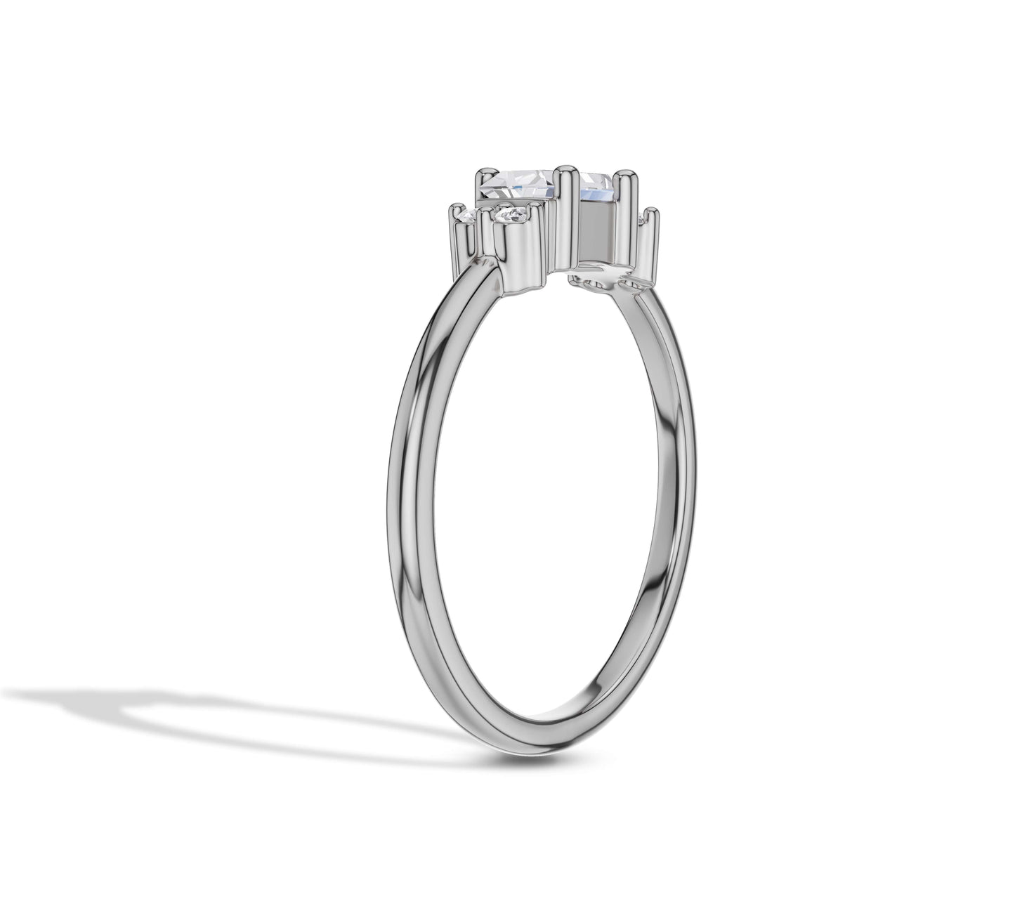 baguette anniversary ring