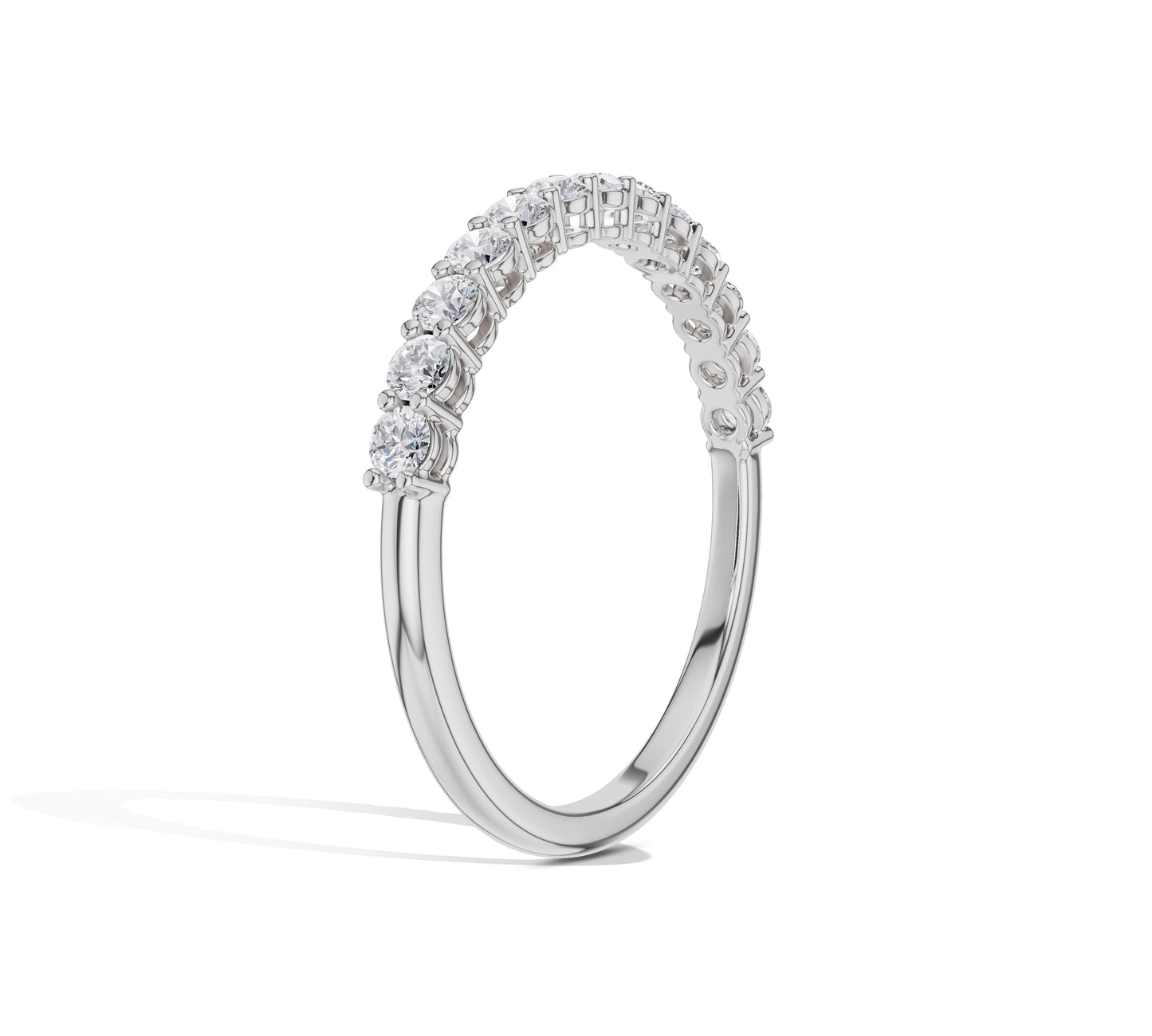 prong set diamond eternity band