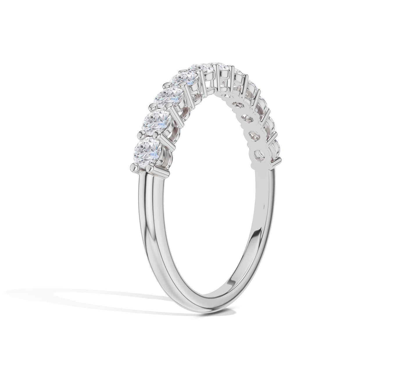 Stunning wedding band with diamonds