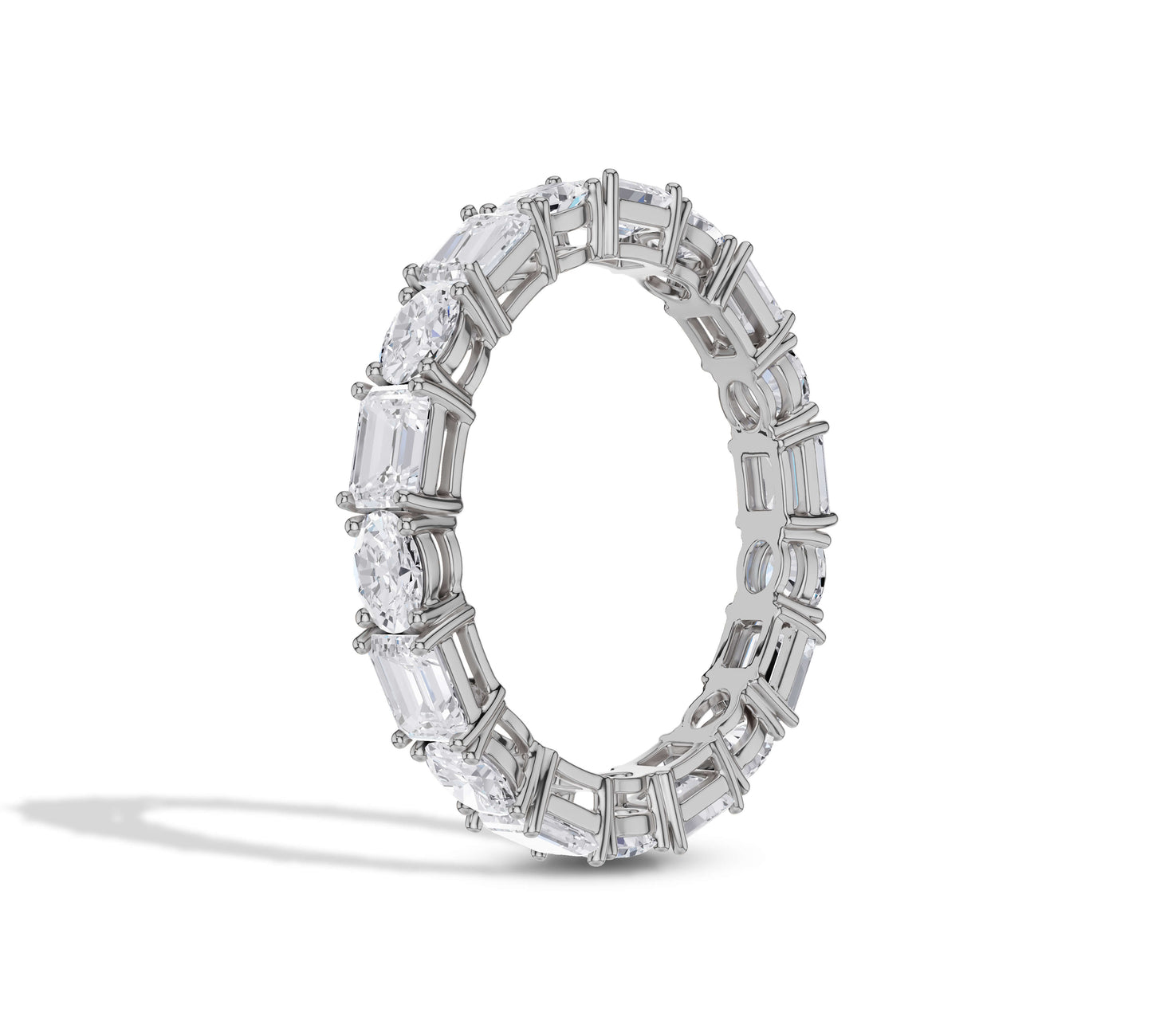 Stylish and modern eternity band