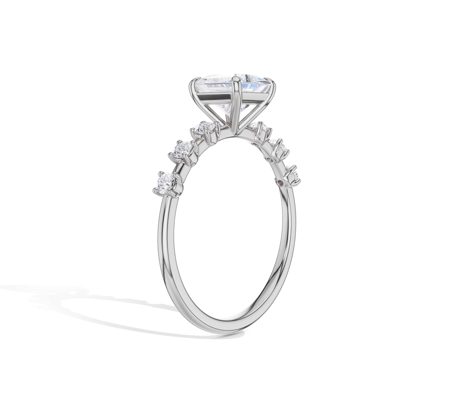 engagement princess cut diamond ring