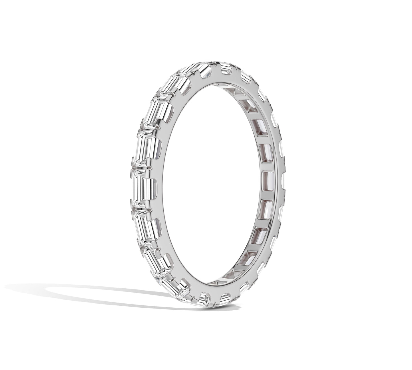 baguette diamond eternity band
