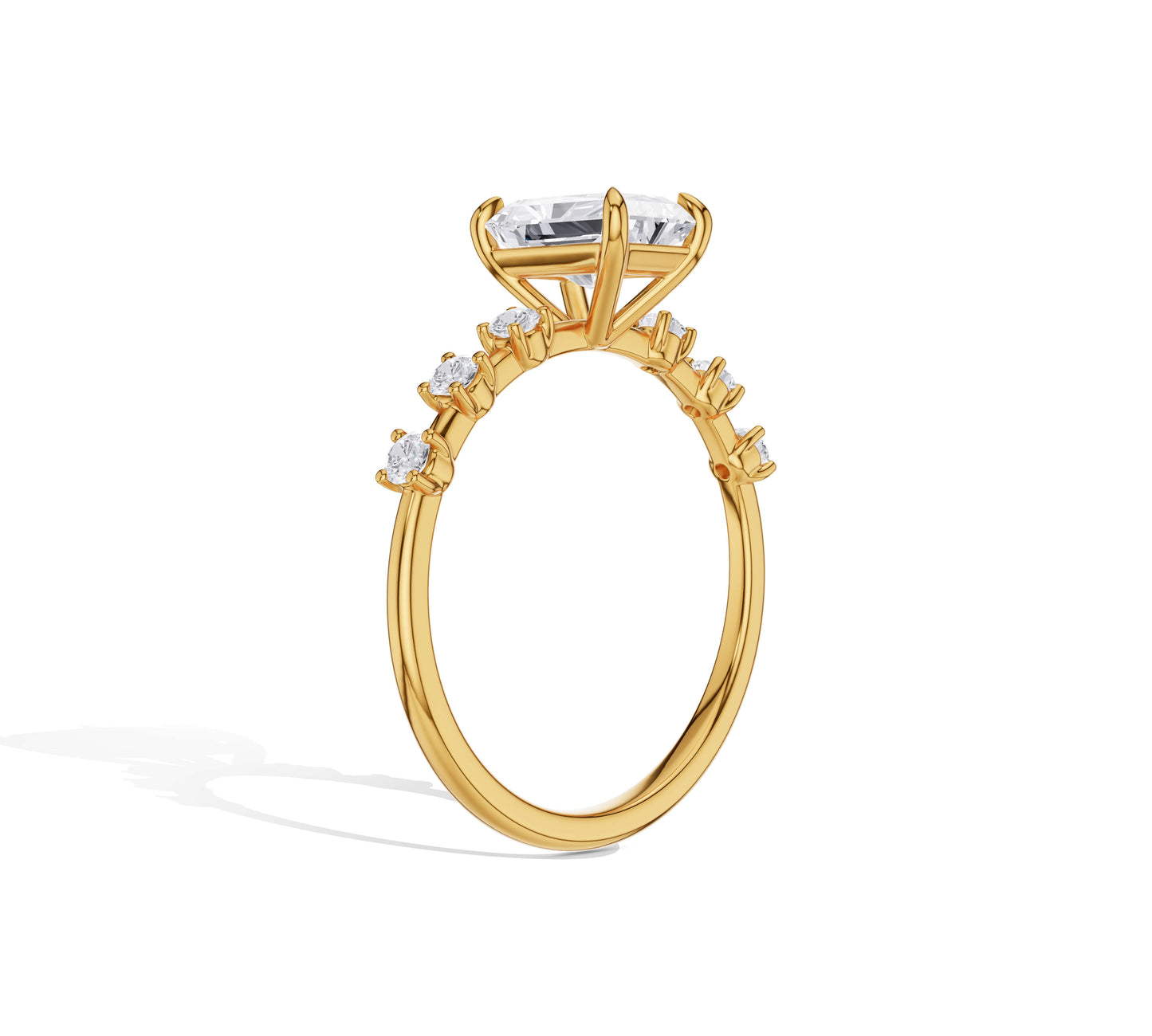 radiant diamond ring