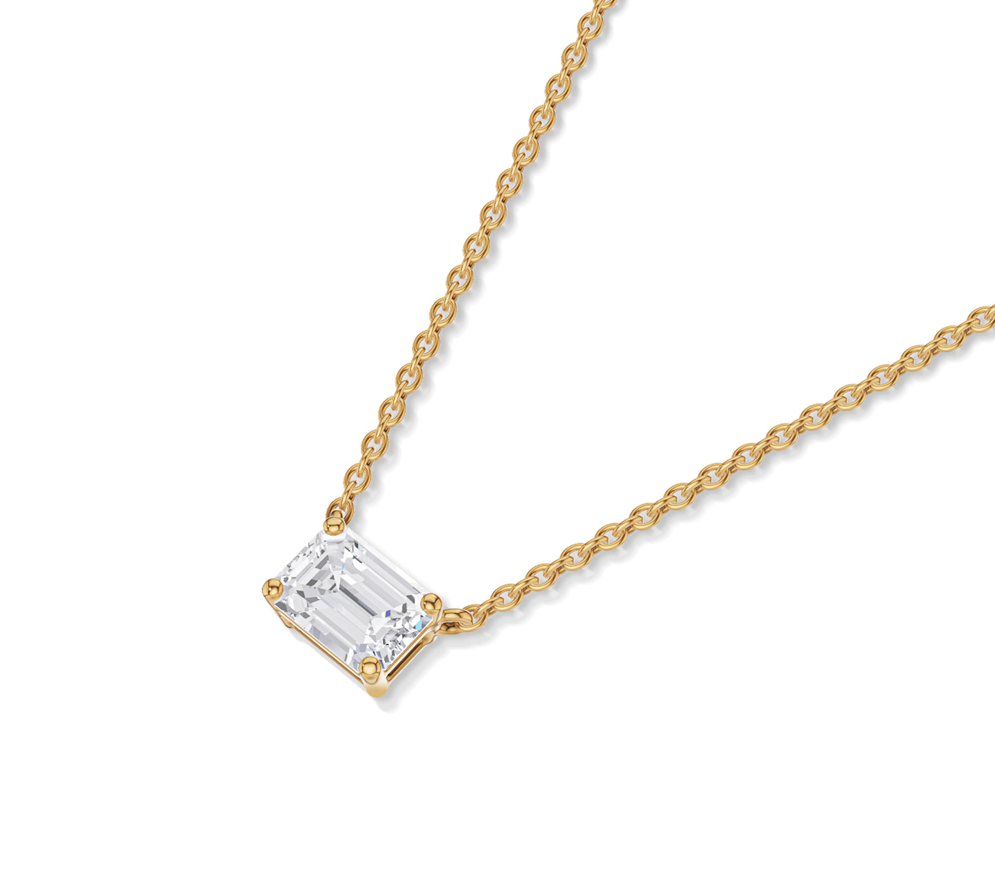 emerald pendant necklace