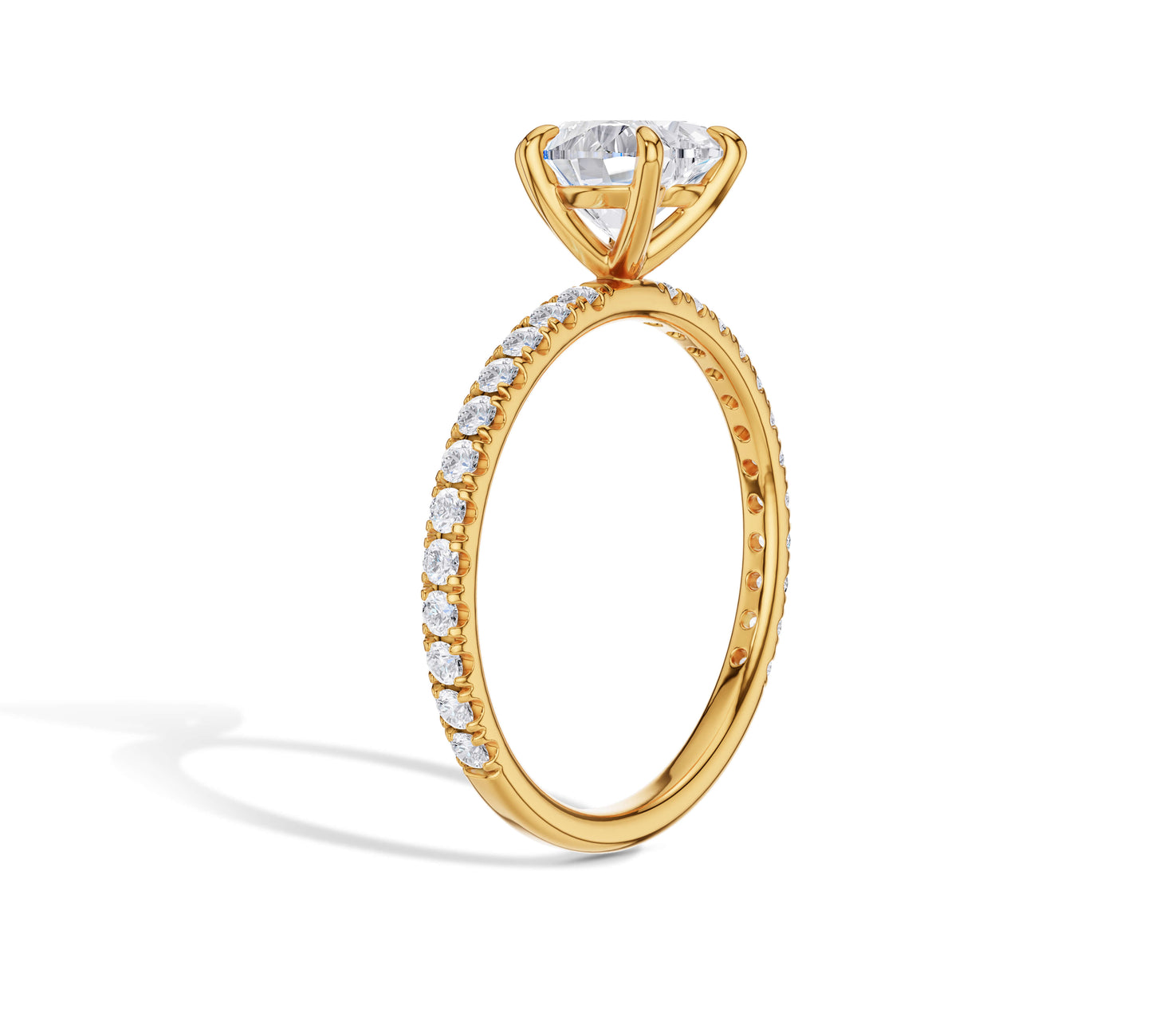 heart shaped diamond ring