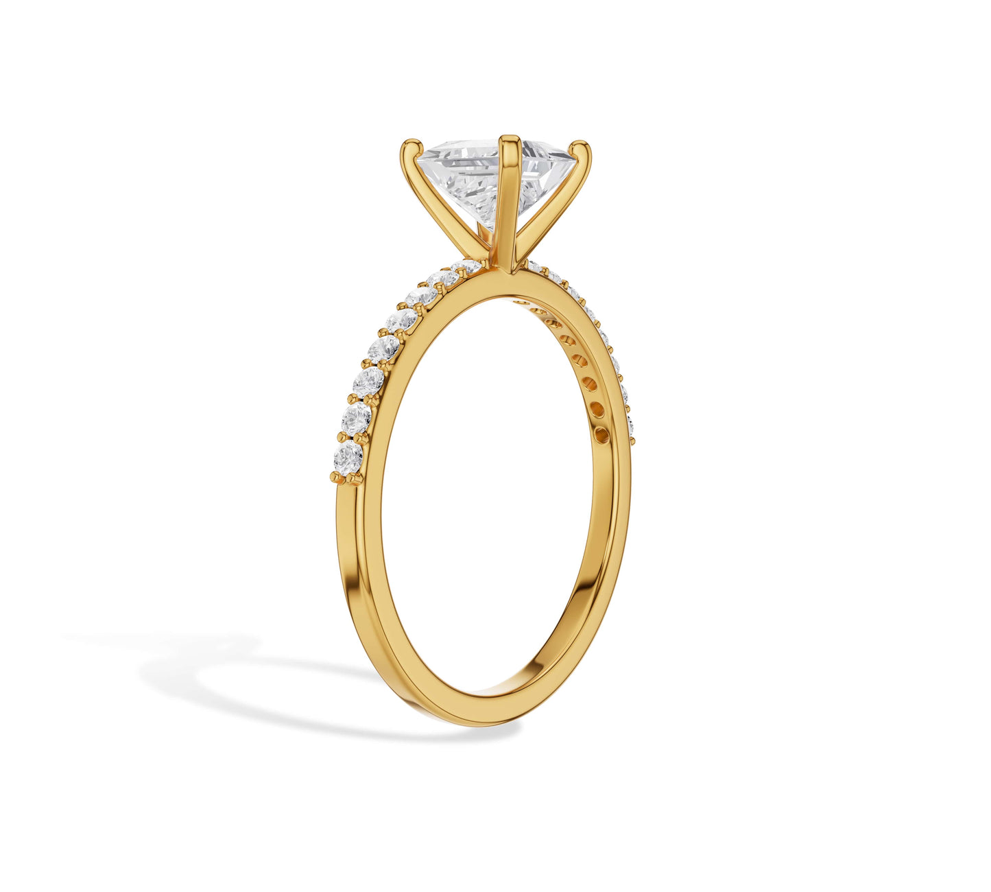 square diamond ring