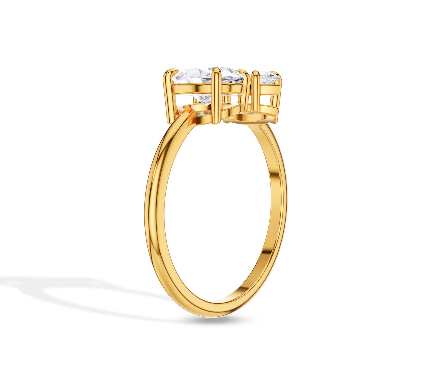 toi moi ring in yellow gold