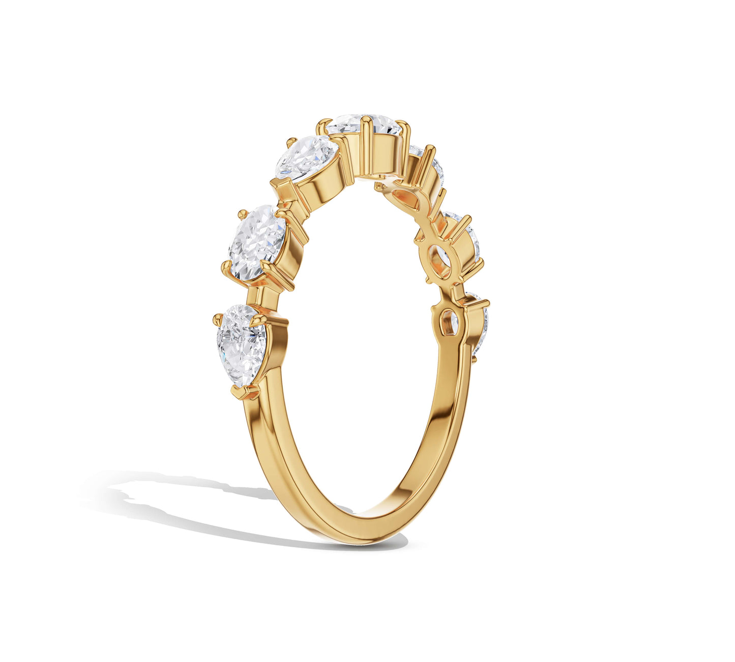 cluster diamond rings