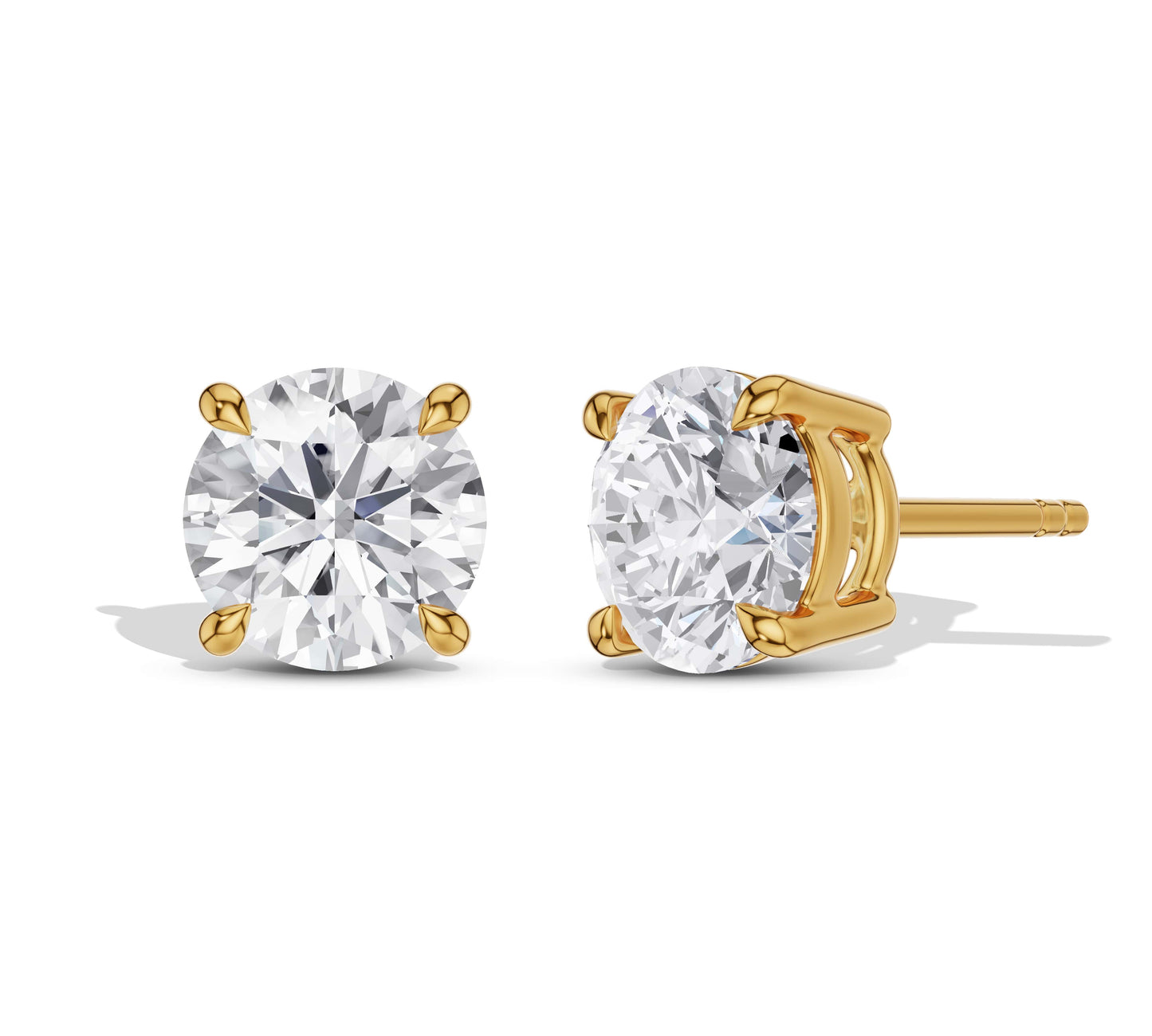 Classic round shape earrings