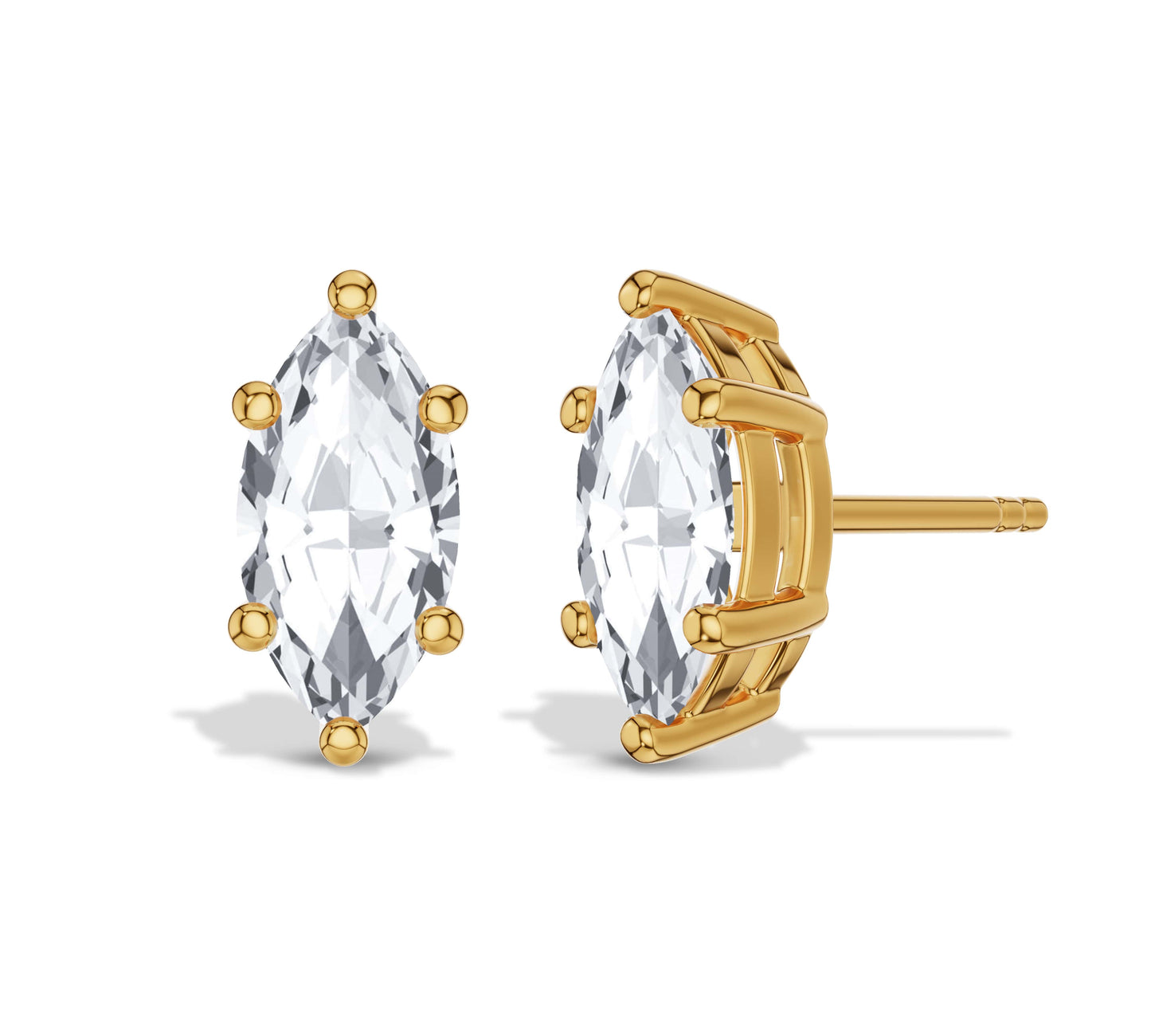 marquise earrings