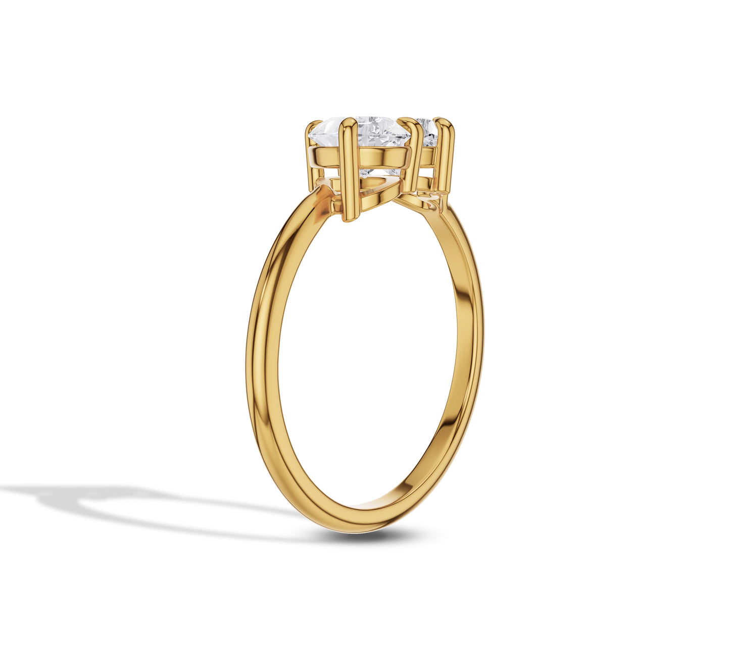 yellow gold toi et moi engagement rings