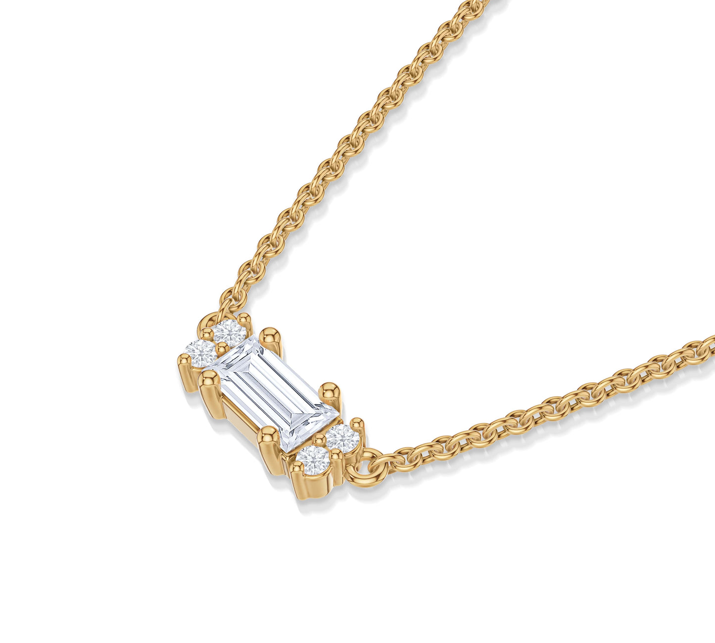 gold minimalist necklace