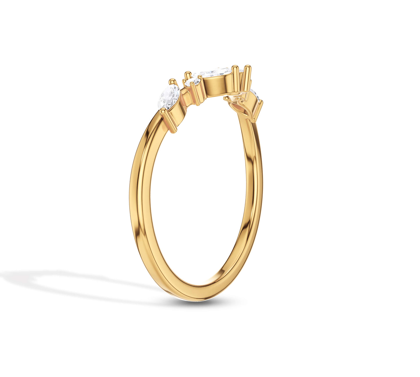 yellow band gold wedding