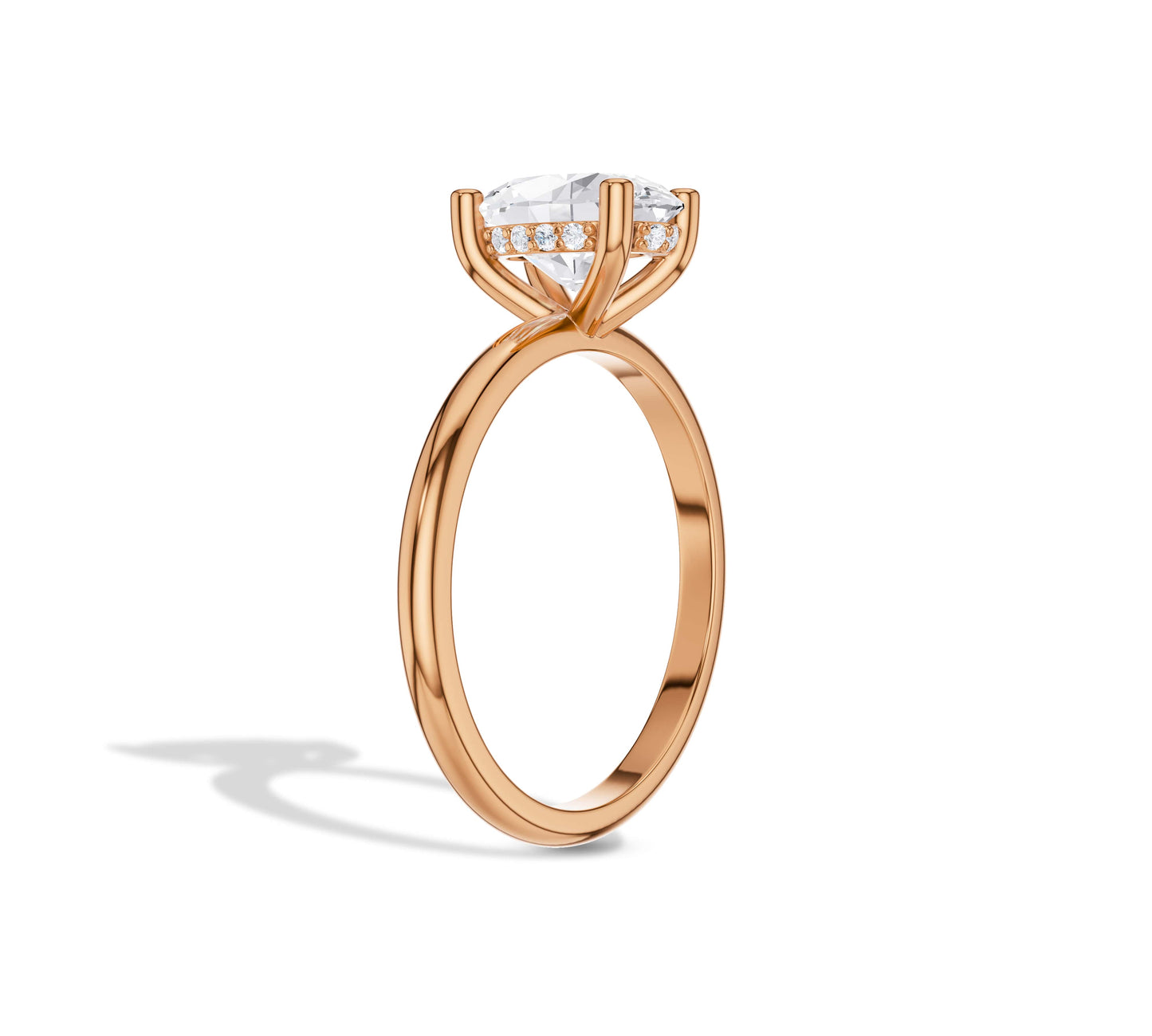 oval diamond engagement ring