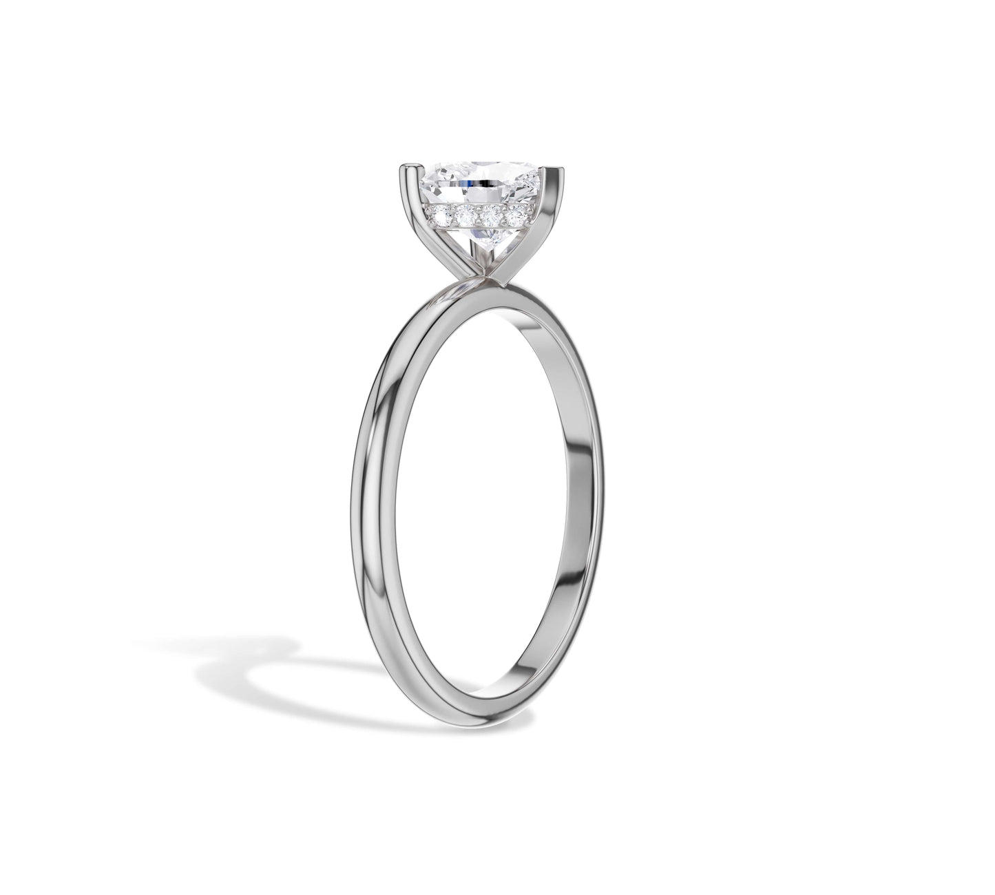 hidden halo engagement ring