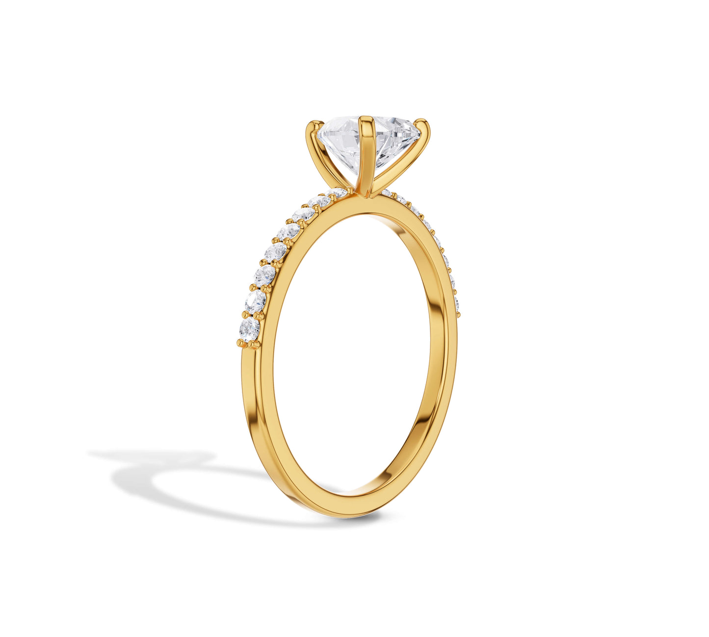 heart engagement rings
