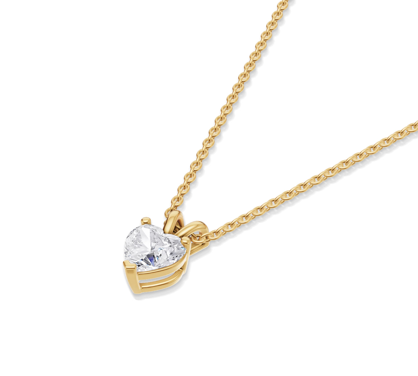 solitaire diamond necklace