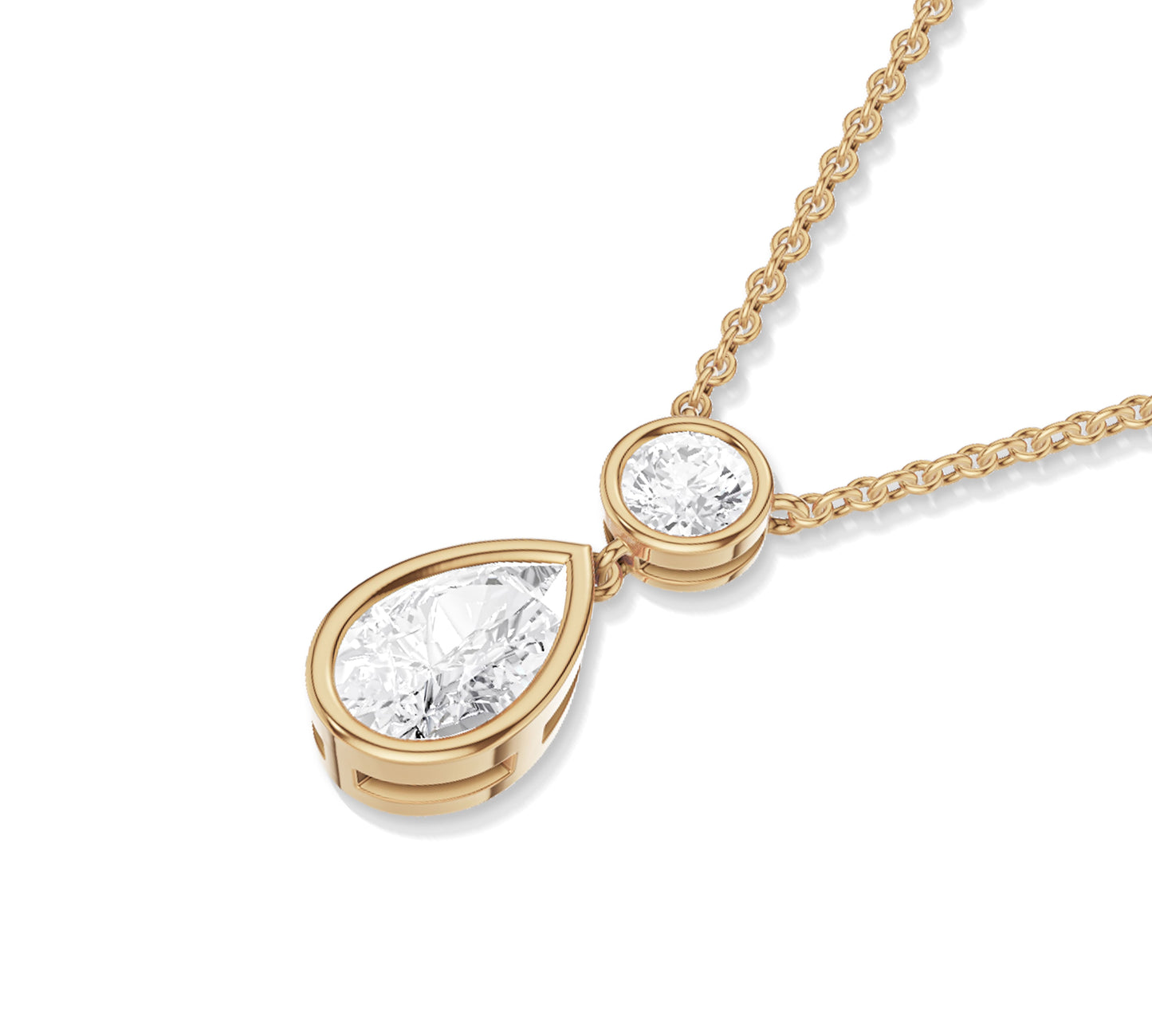 pendant necklace diamond for her