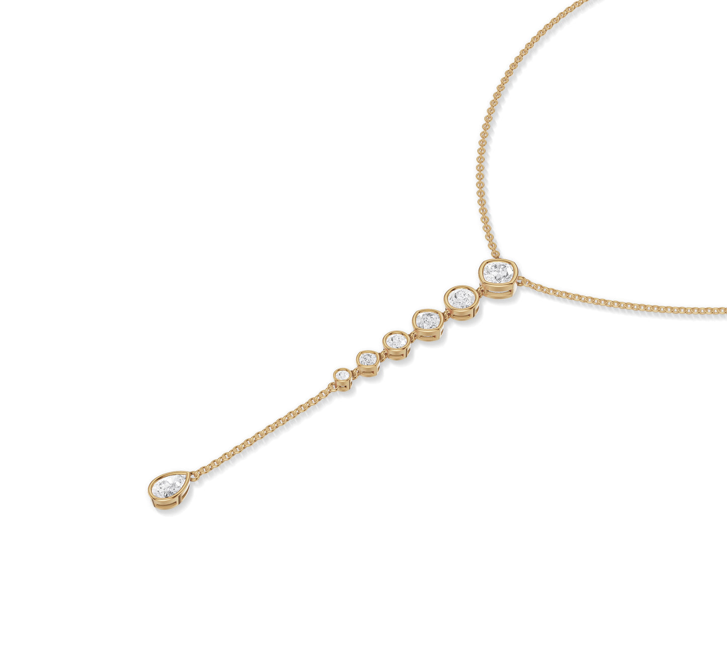 diamond drop necklace