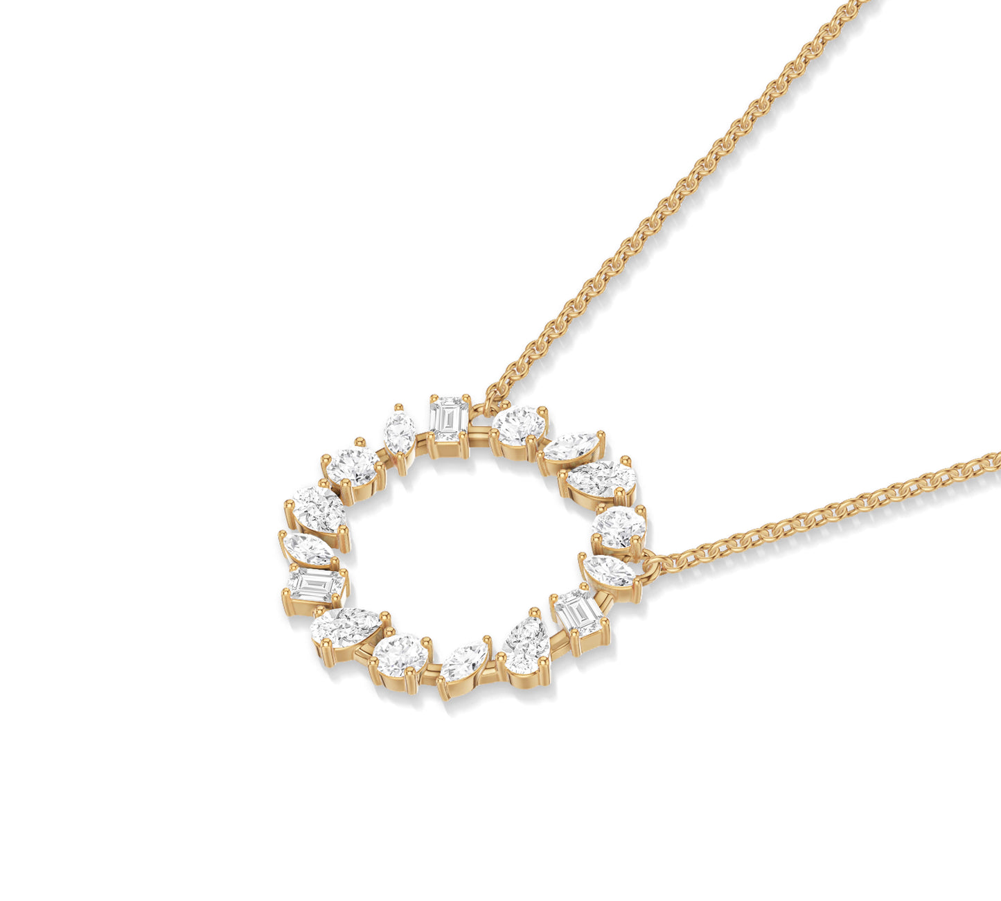 circle pendant necklace
