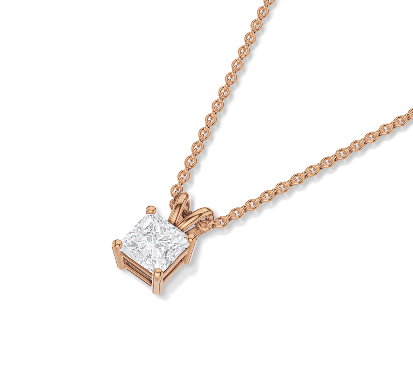 14k gold and diamond pendant