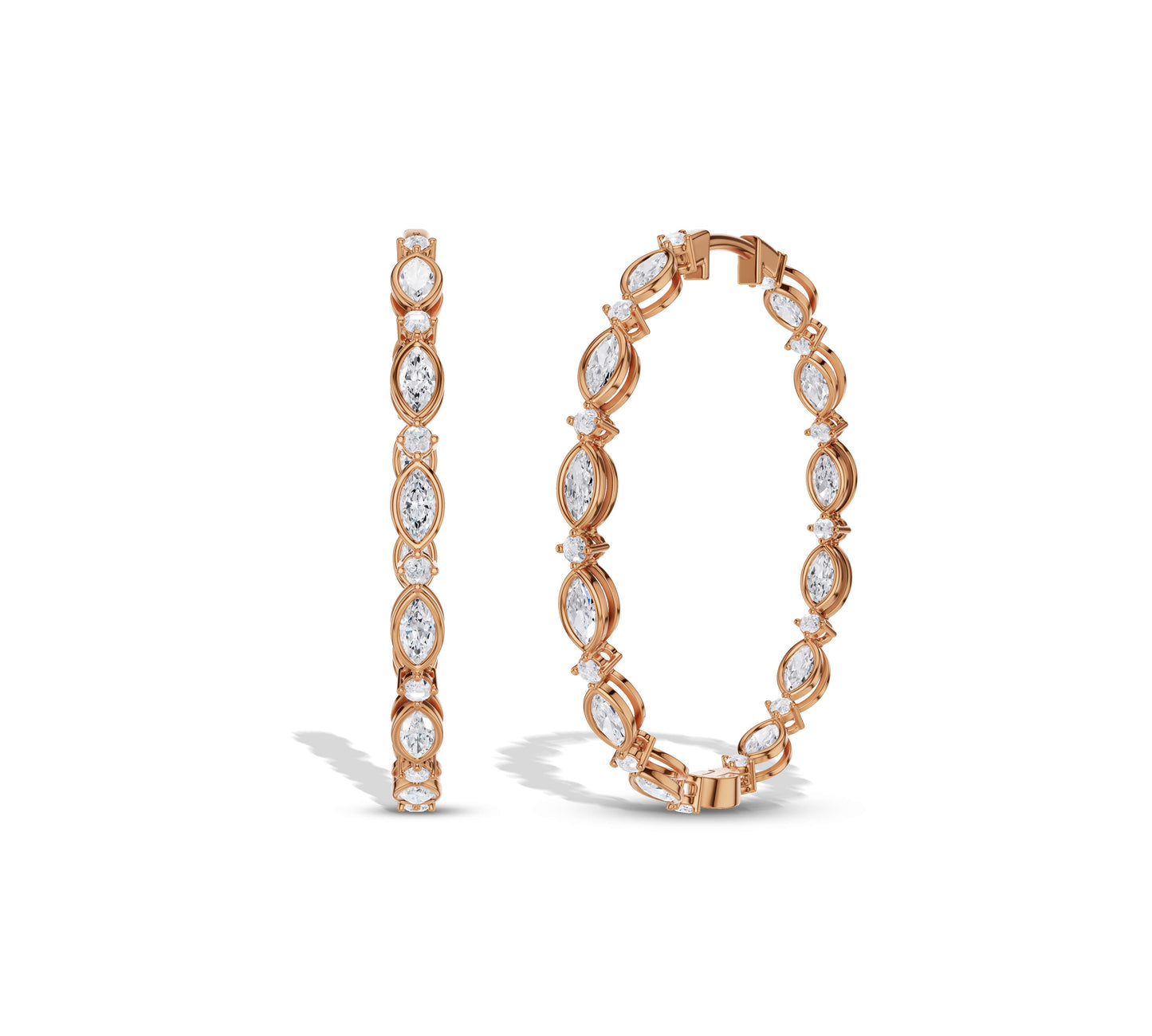 gold women's hoop earrings