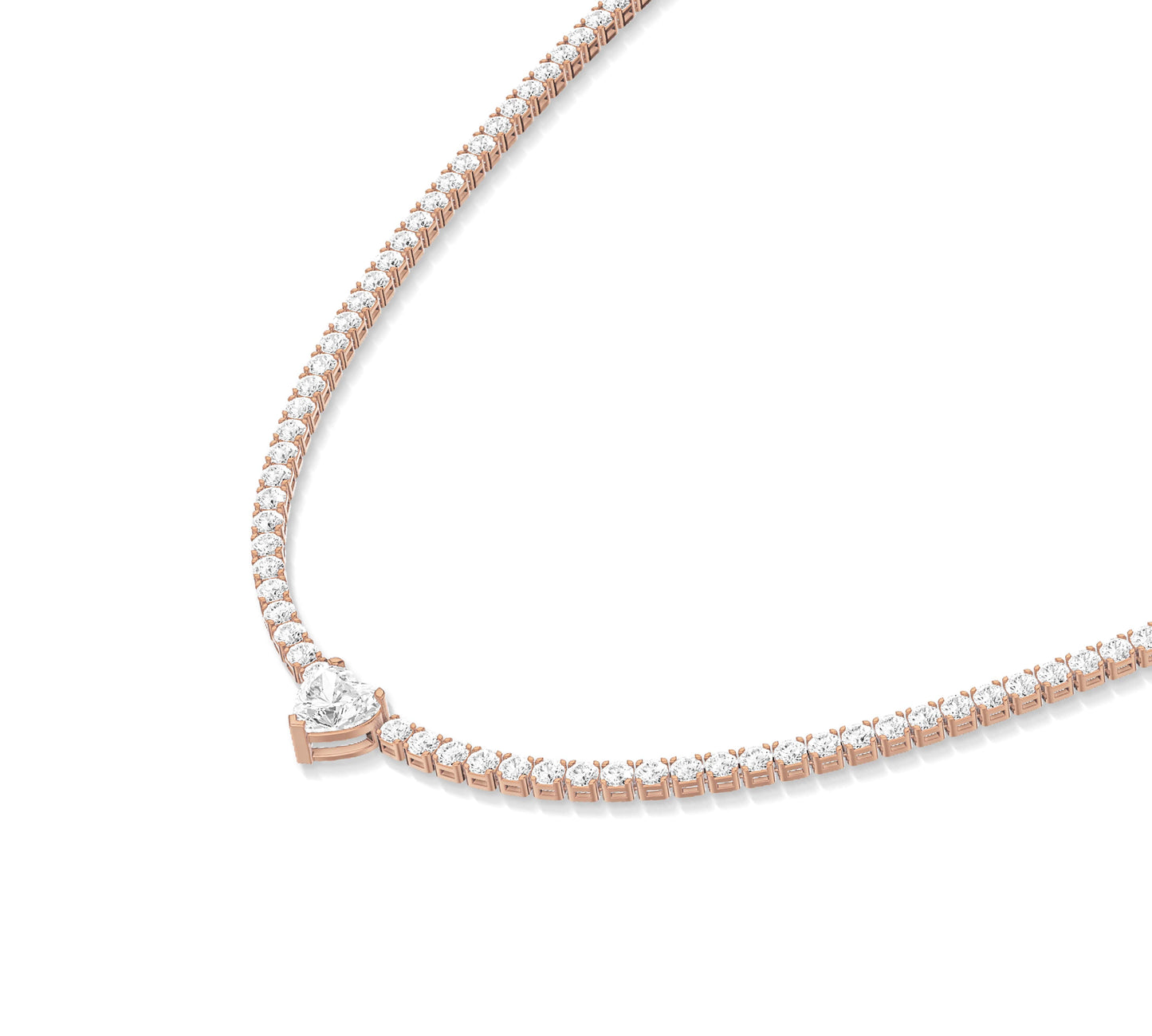tennis necklace diamond