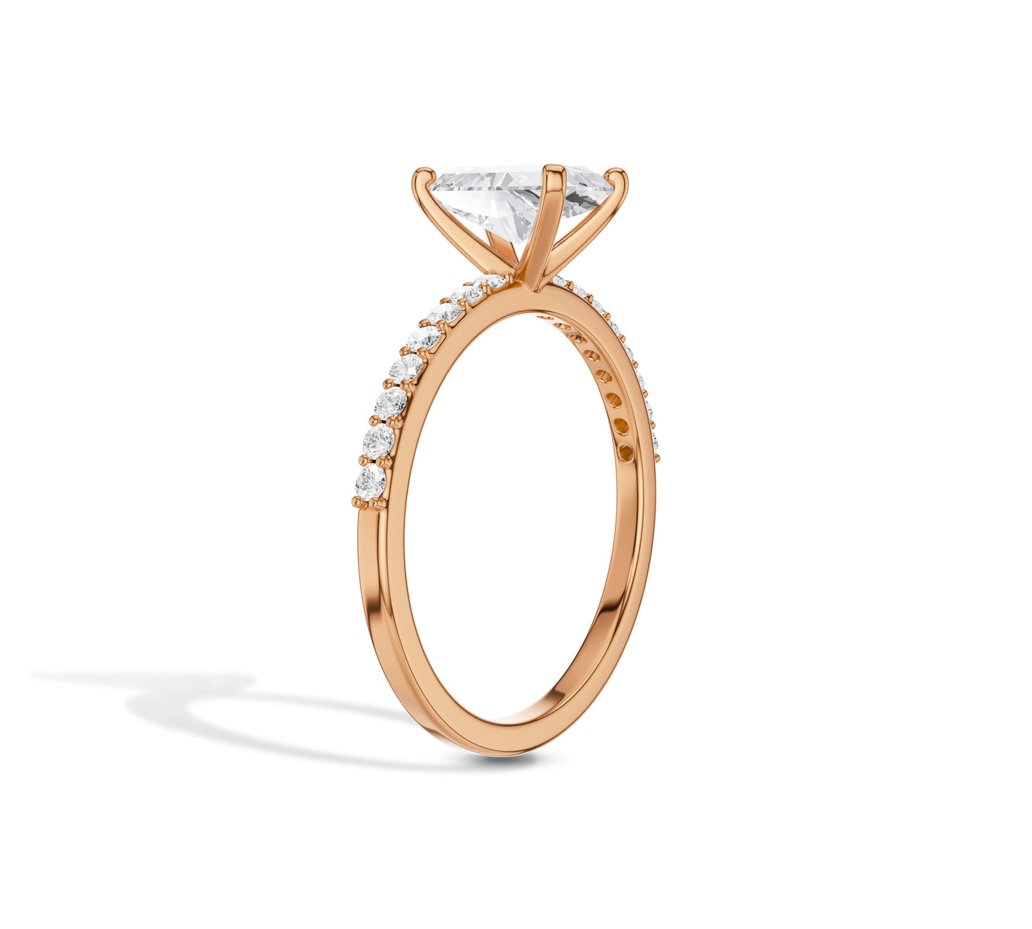 engagement ring radiant cut