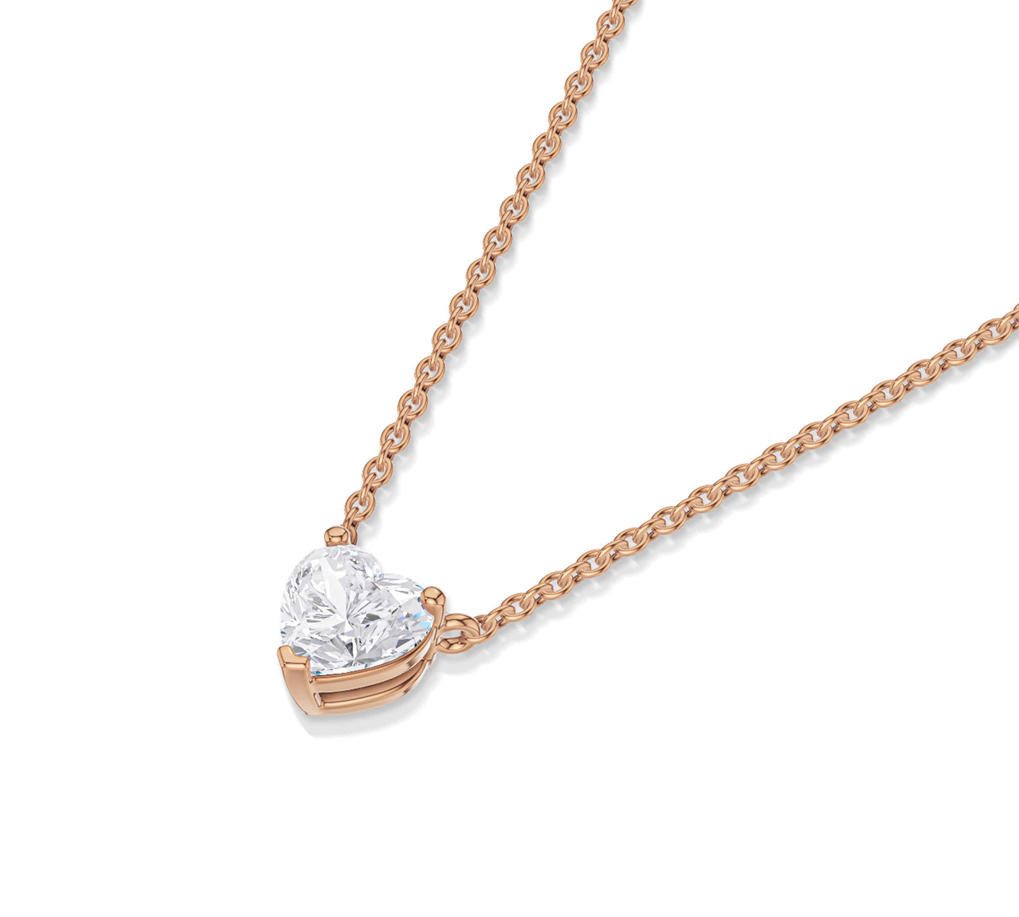 1 carat diamond necklace solitaire