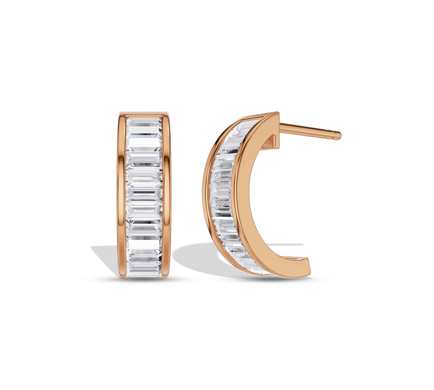 baguette earrings