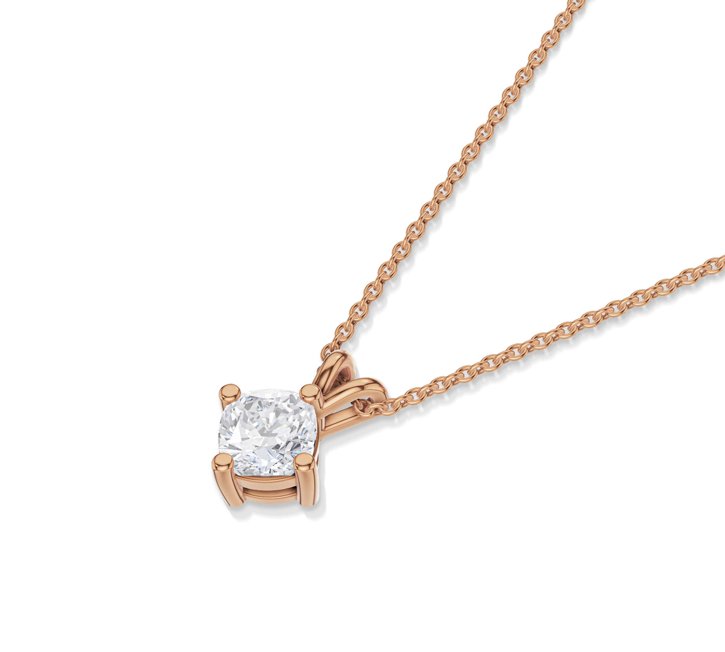 1 ct diamond pendant necklace