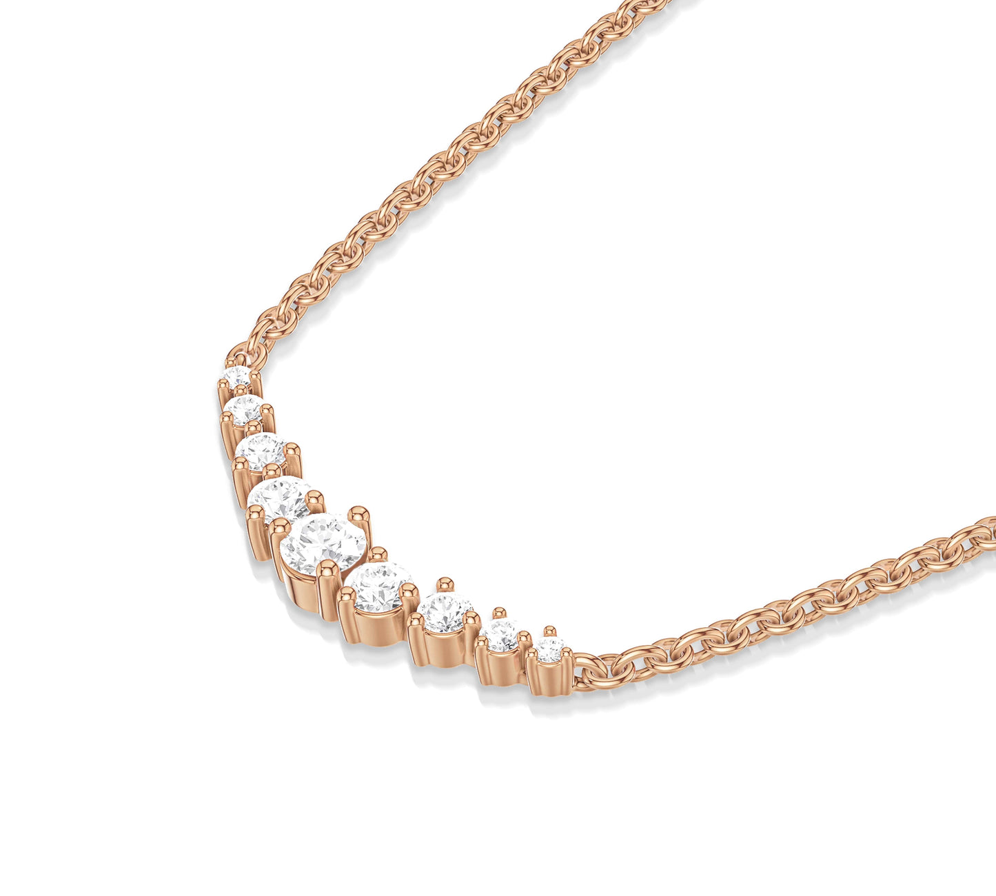 necklace with a bar pendant