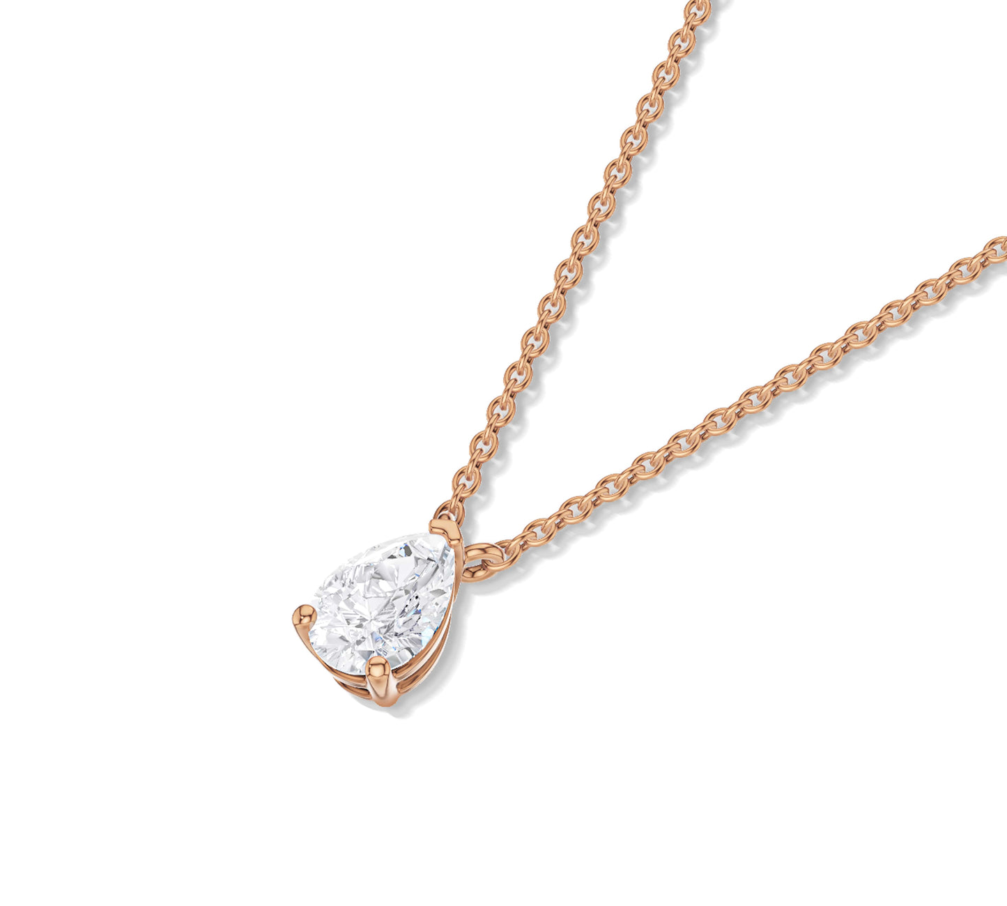 diamond solitaire pendant