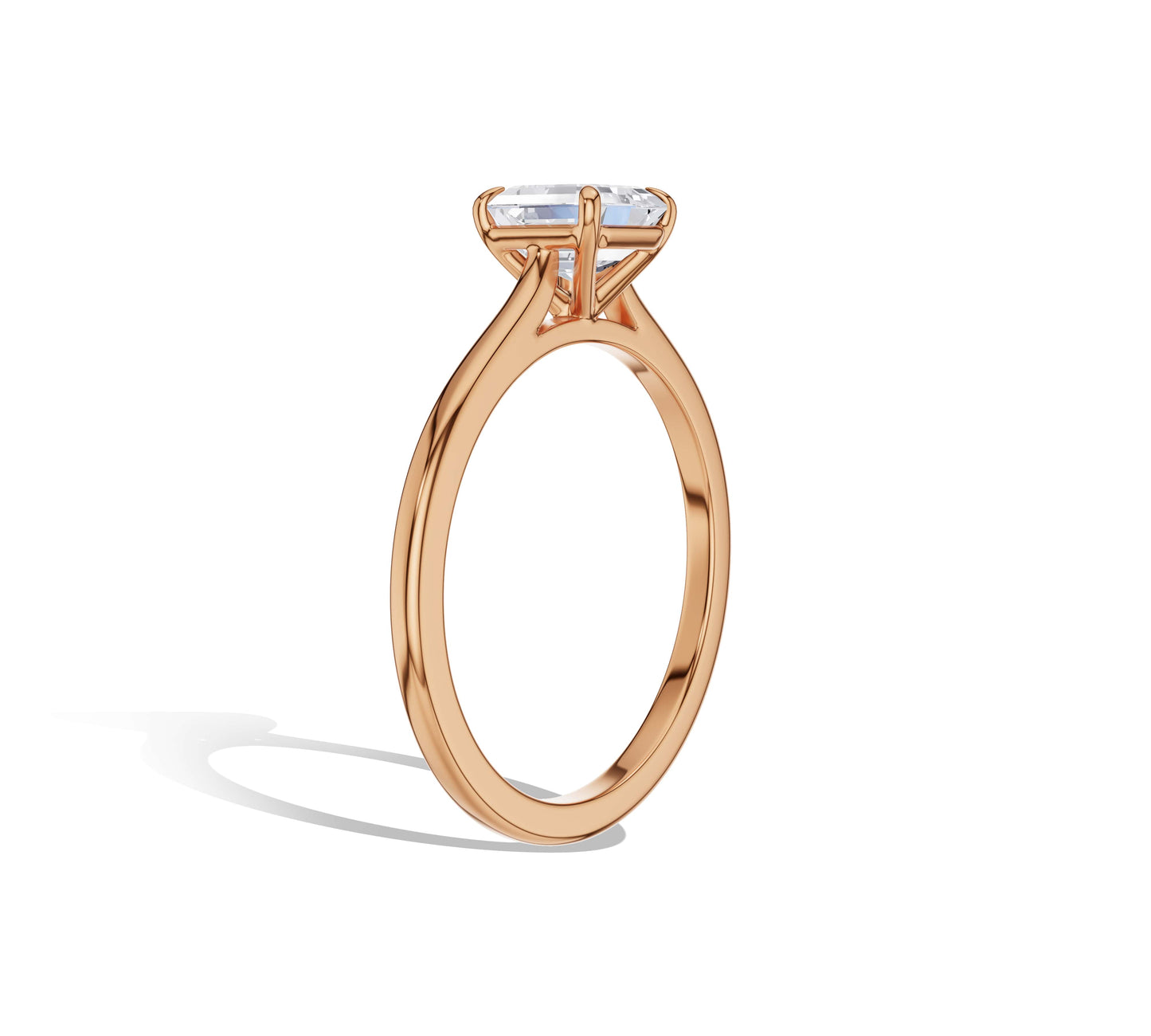 cathedral setting engagement ring