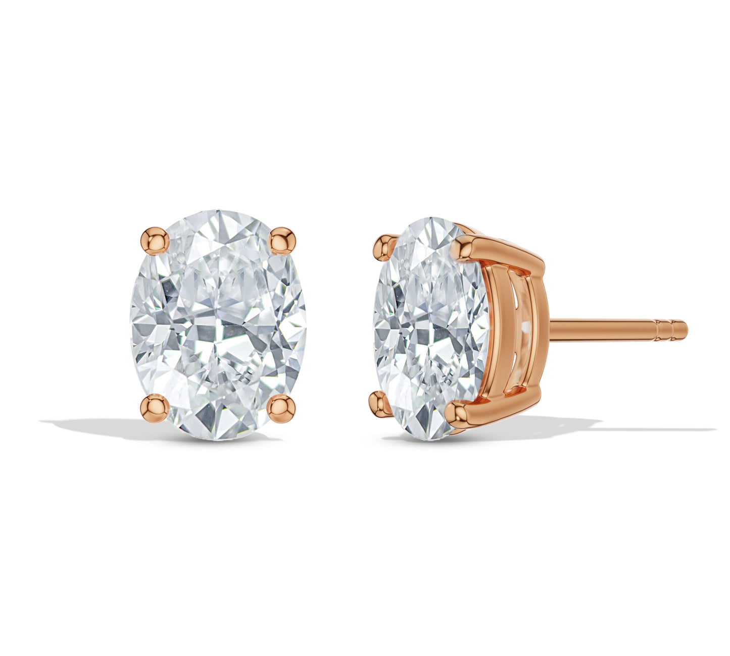 Fine jewelry diamond earrings